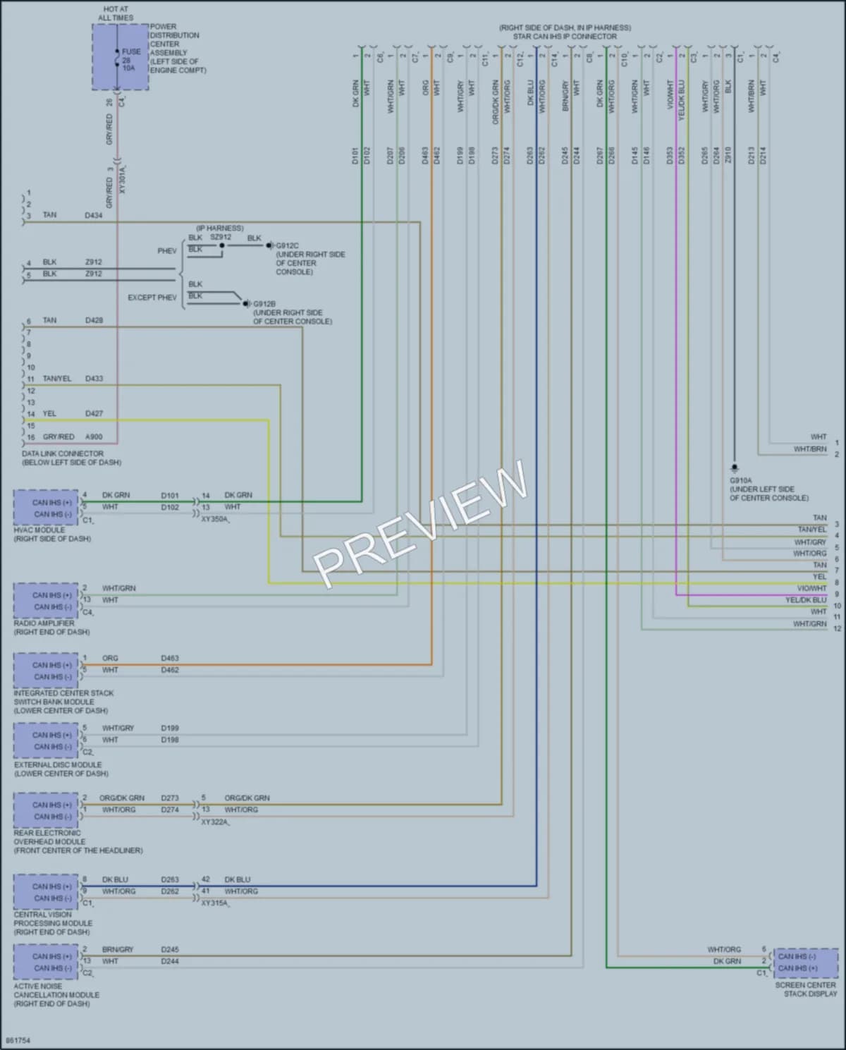 2024 Chrysler PacificaHybrid Computer Data Lines Wiring Diagrams protected preview