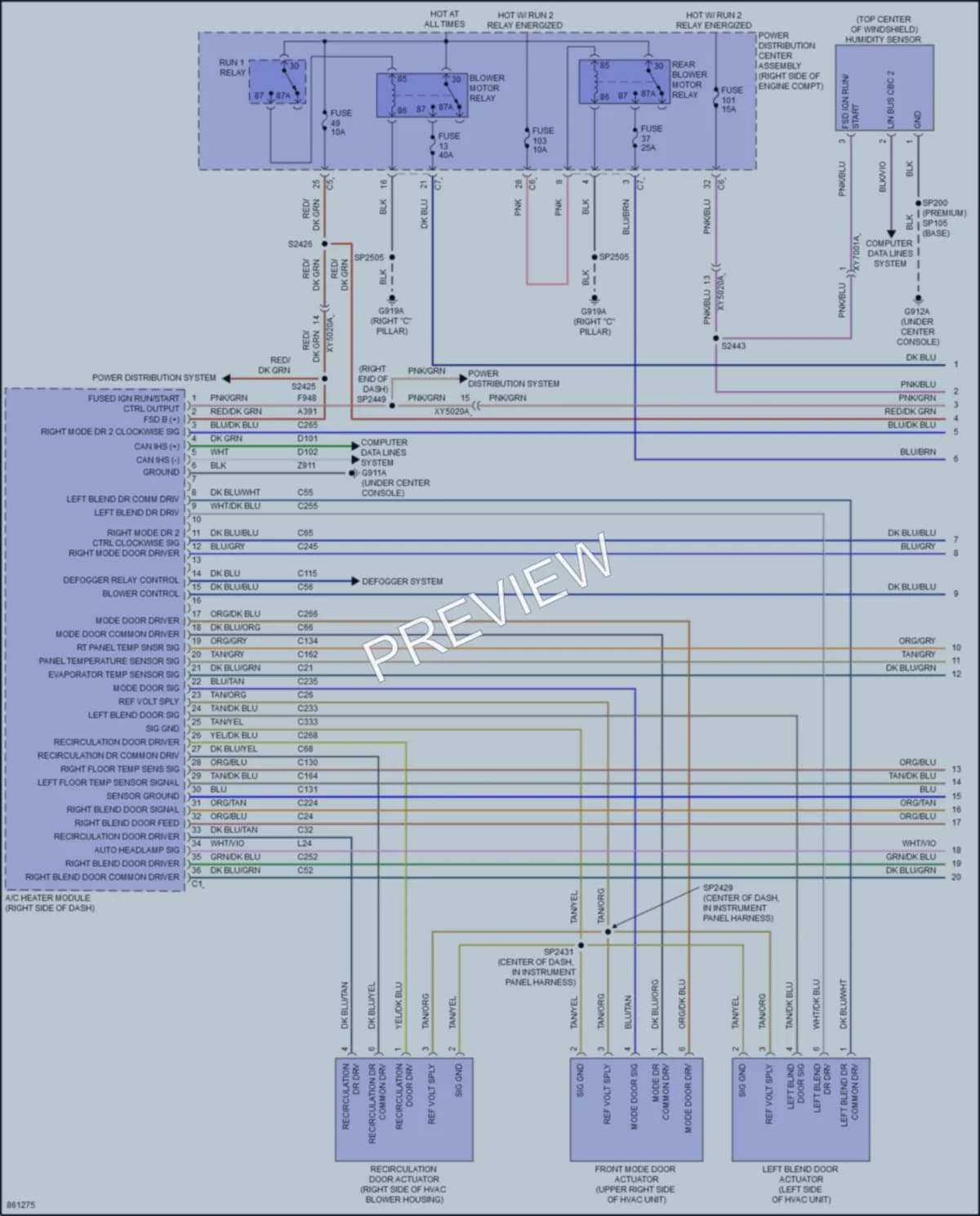 2024 Dodge Durango Air Conditioning Wiring Diagrams protected preview