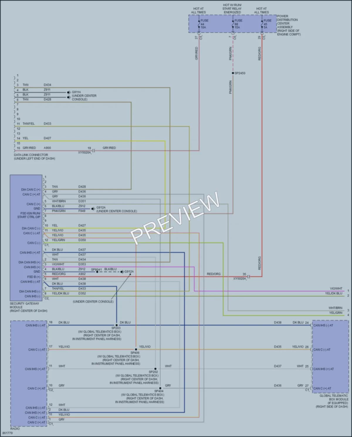 2024 Dodge Durango Computer Data Lines Wiring Diagrams protected preview