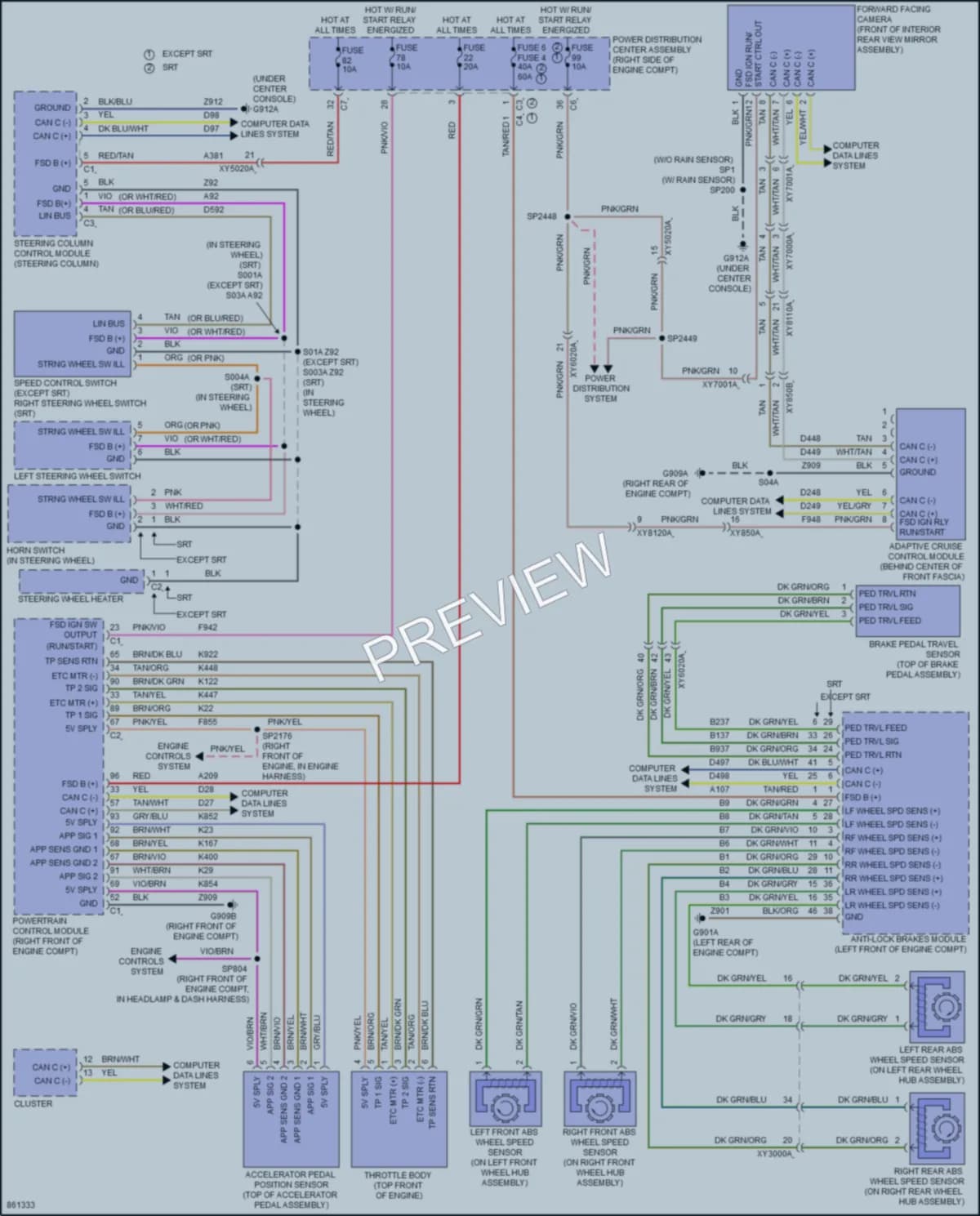 2024 Dodge Durango Cruise Control Wiring Diagrams protected preview