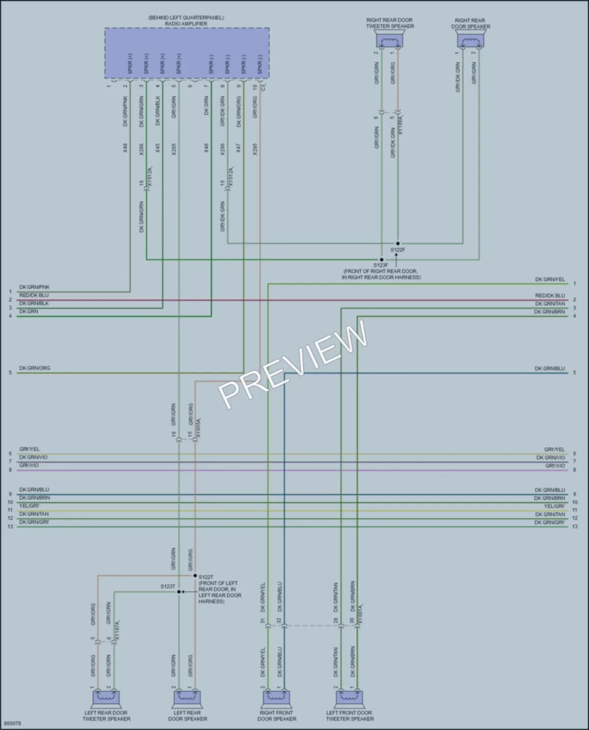 2024 Dodge Hornet Radio wiring diagram preview