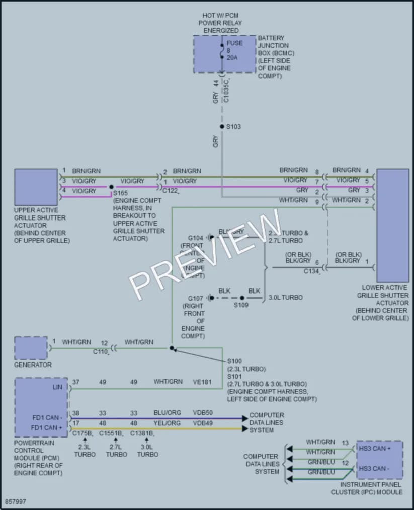 2024 Ford Bronco Active Bodyworks wiring diagram preview