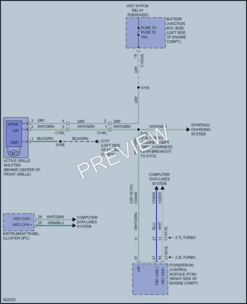 2024 Ford Edge Active Bodyworks wiring diagram preview