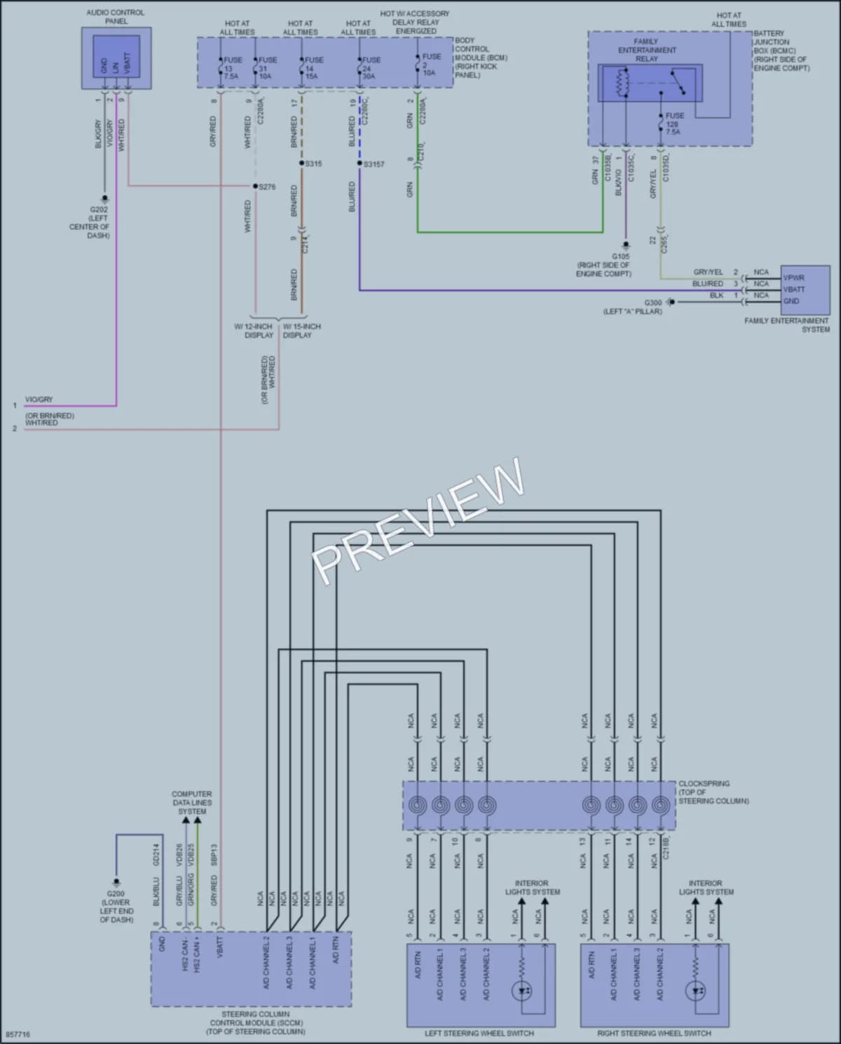 2024 Ford Expedition Navigation wiring diagram preview