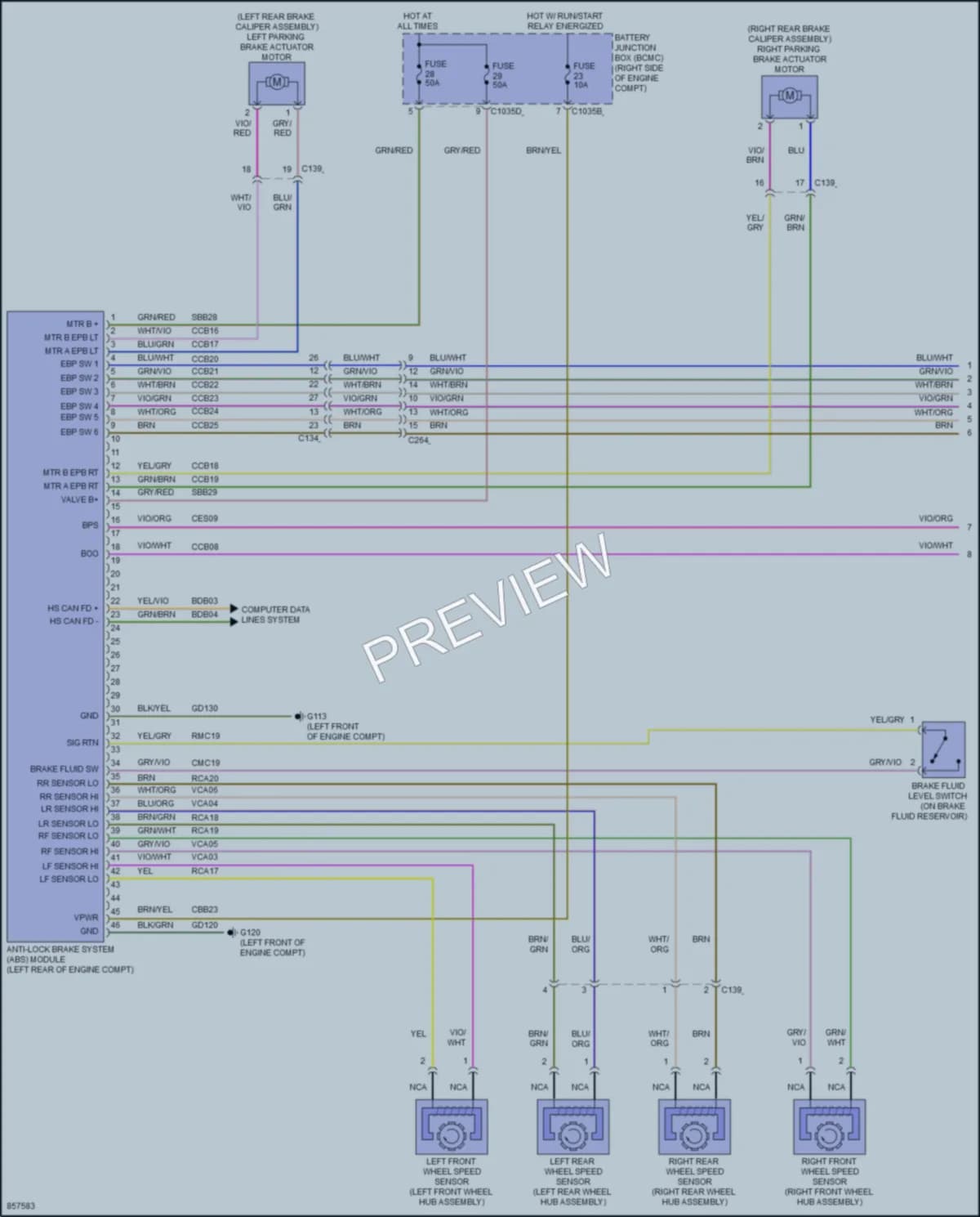 2024 Ford ExpeditionMAX Anti Lock Brakes wiring diagram preview