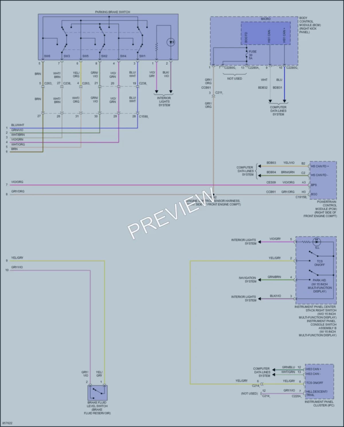 2024 Ford F150Lightning Anti Lock Brakes wiring diagram preview