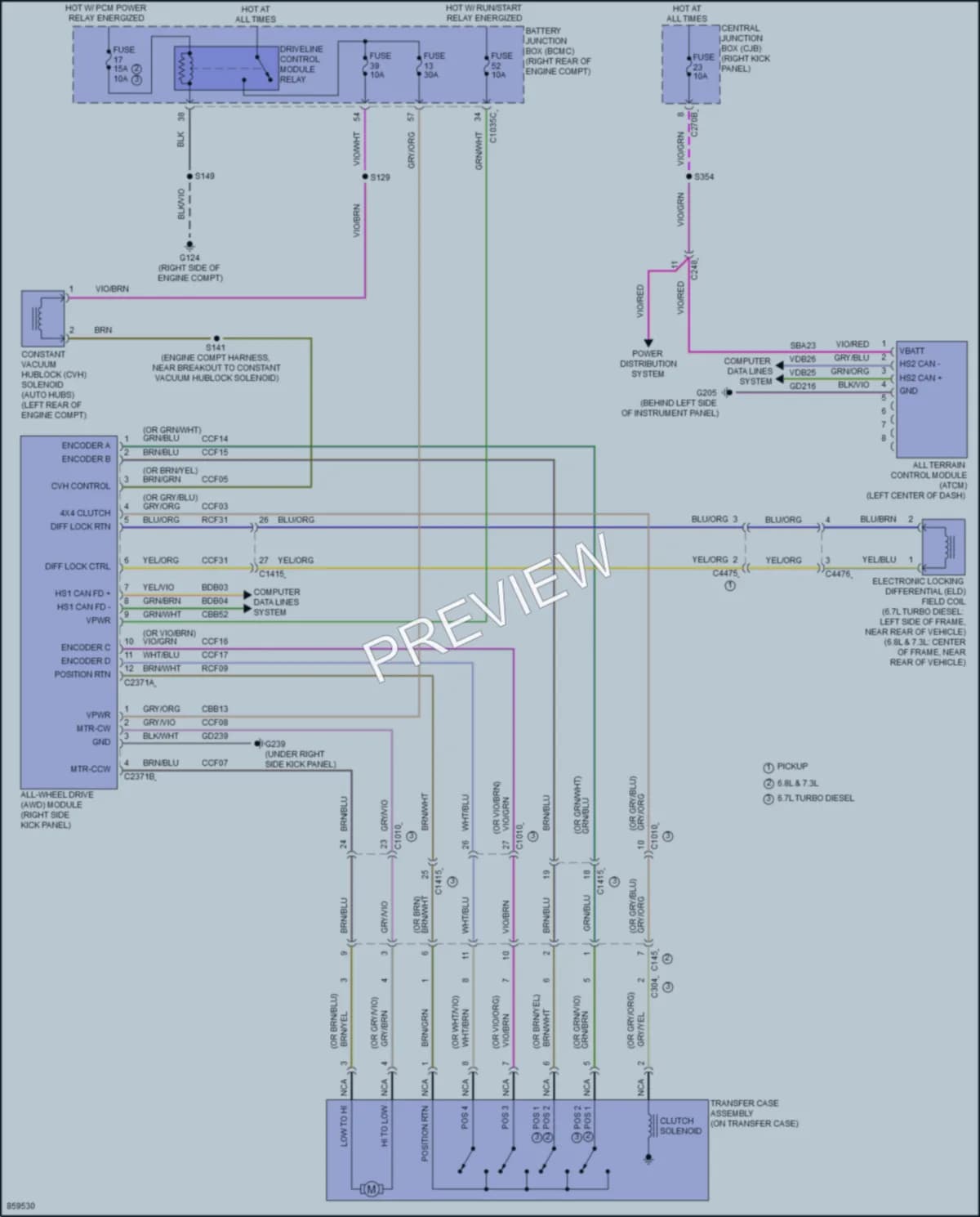 2024 Ford F450SuperDuty Transmission wiring diagram preview