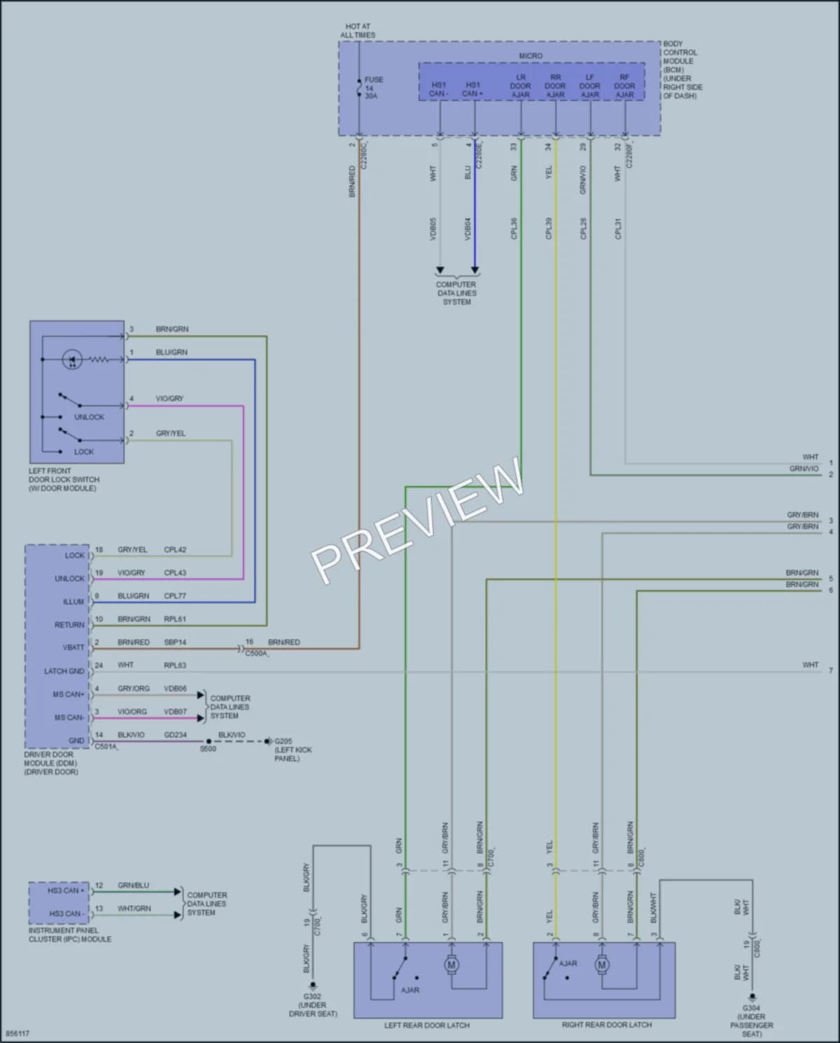 2024 Ford Maverick Anti Theft wiring diagram preview