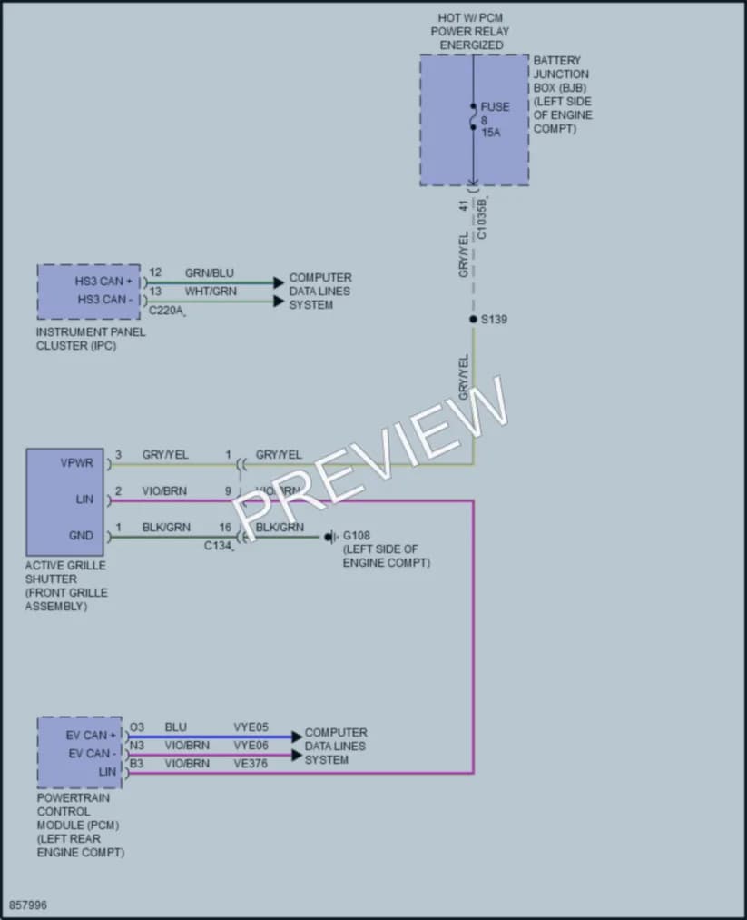 2024 Ford MustangMachE Active Bodyworks wiring diagram preview