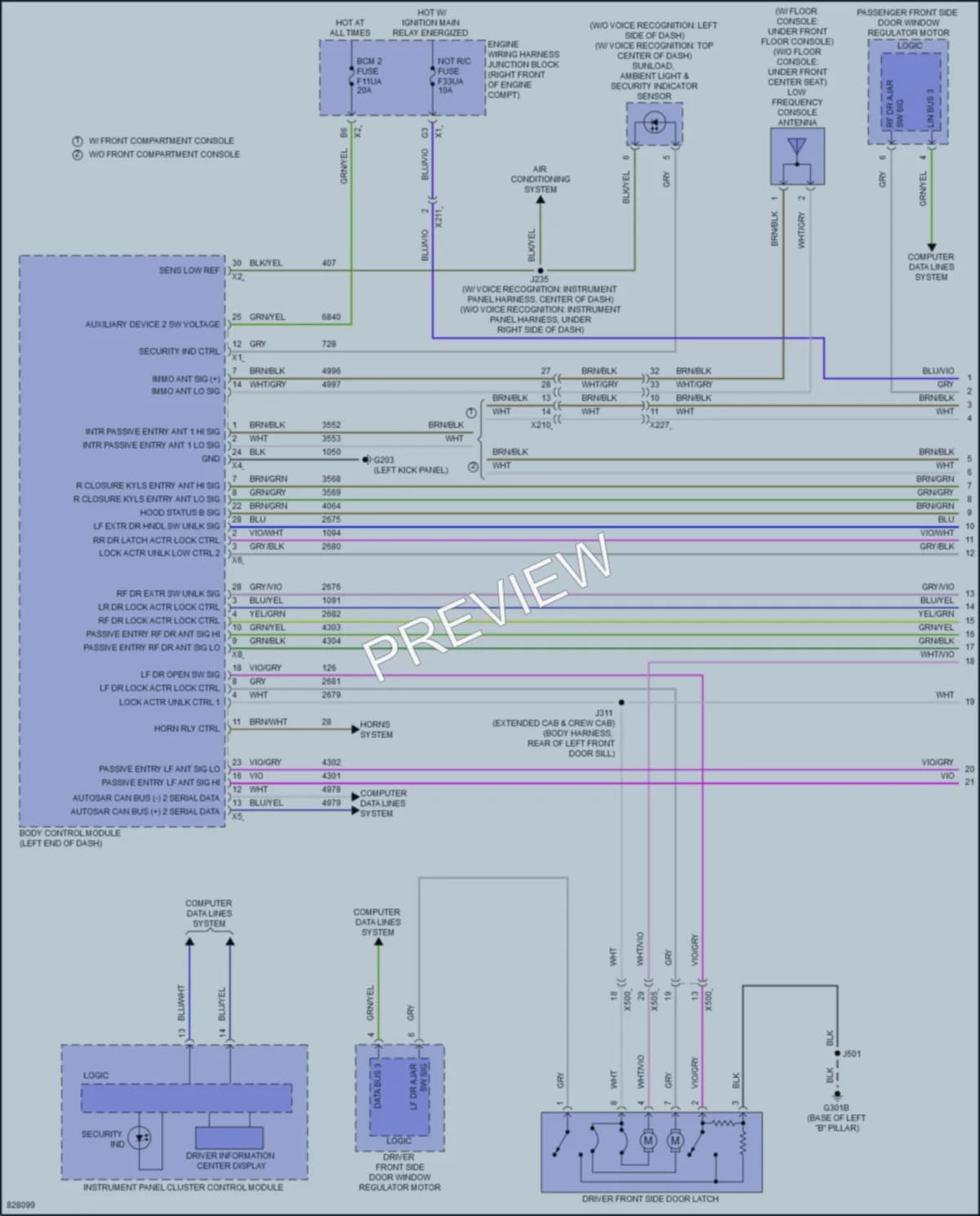 2024 GMC 1500Sierra Anti Theft Wiring Diagrams protected preview