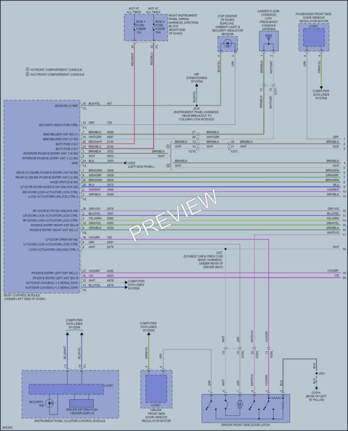2024 GMC 2500HDSierraDenali Anti Theft wiring diagram preview