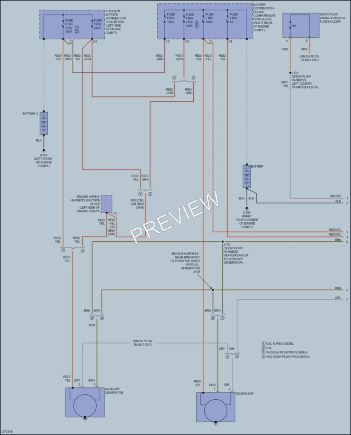 2024 GMC 3500HDSierra Starting Charging wiring diagram preview
