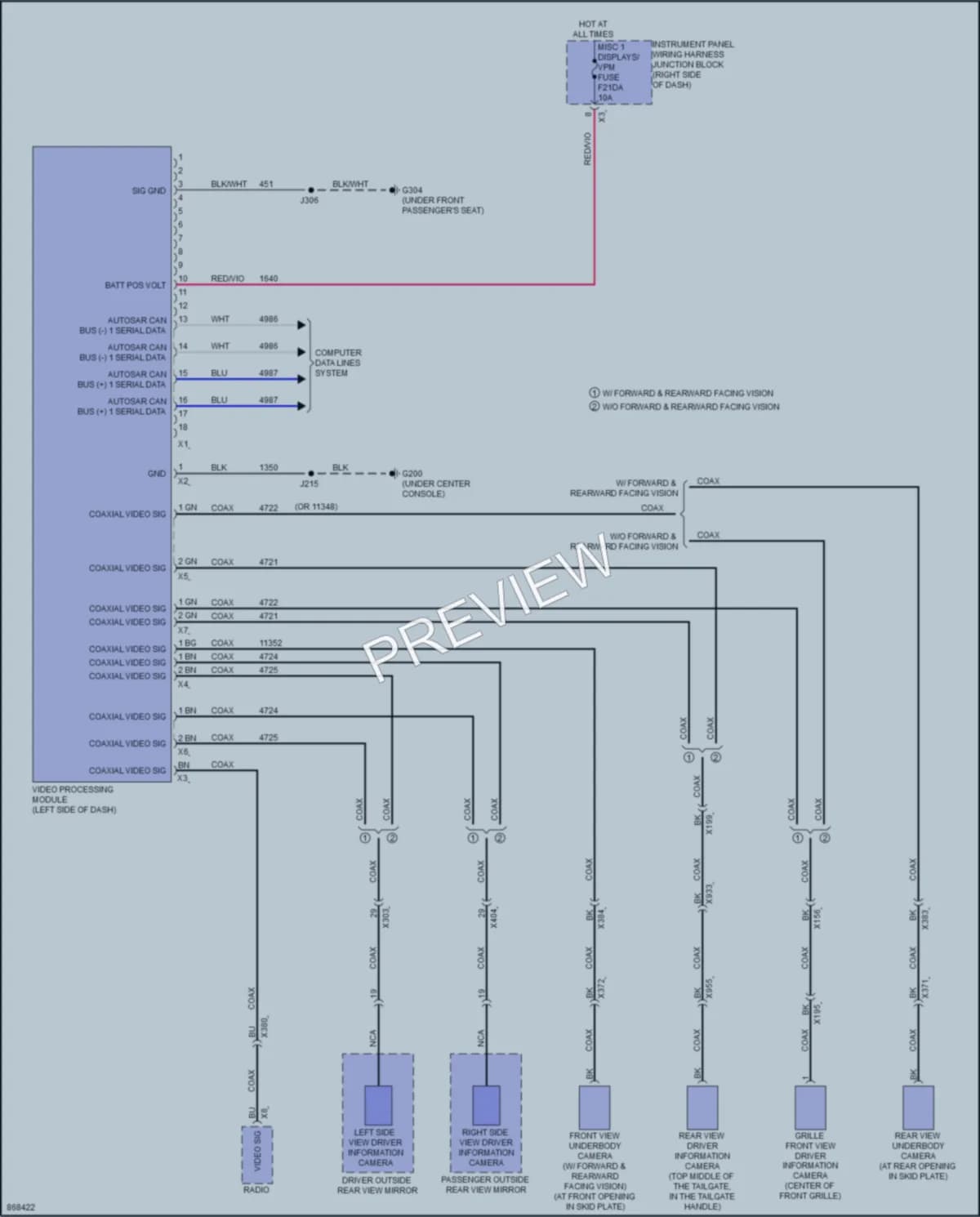 2024 GMC CanyonDenali Navigation wiring diagram preview