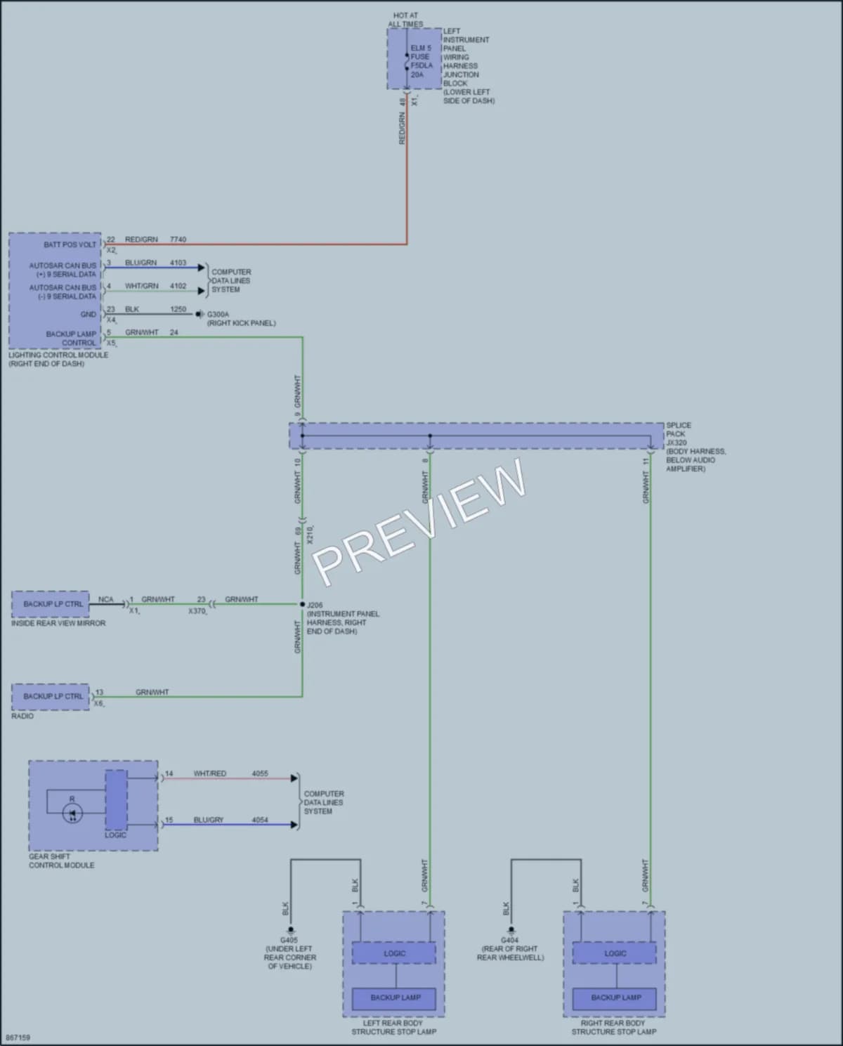 2024 GMC HummerEVPickup Exterior Lights wiring diagram preview