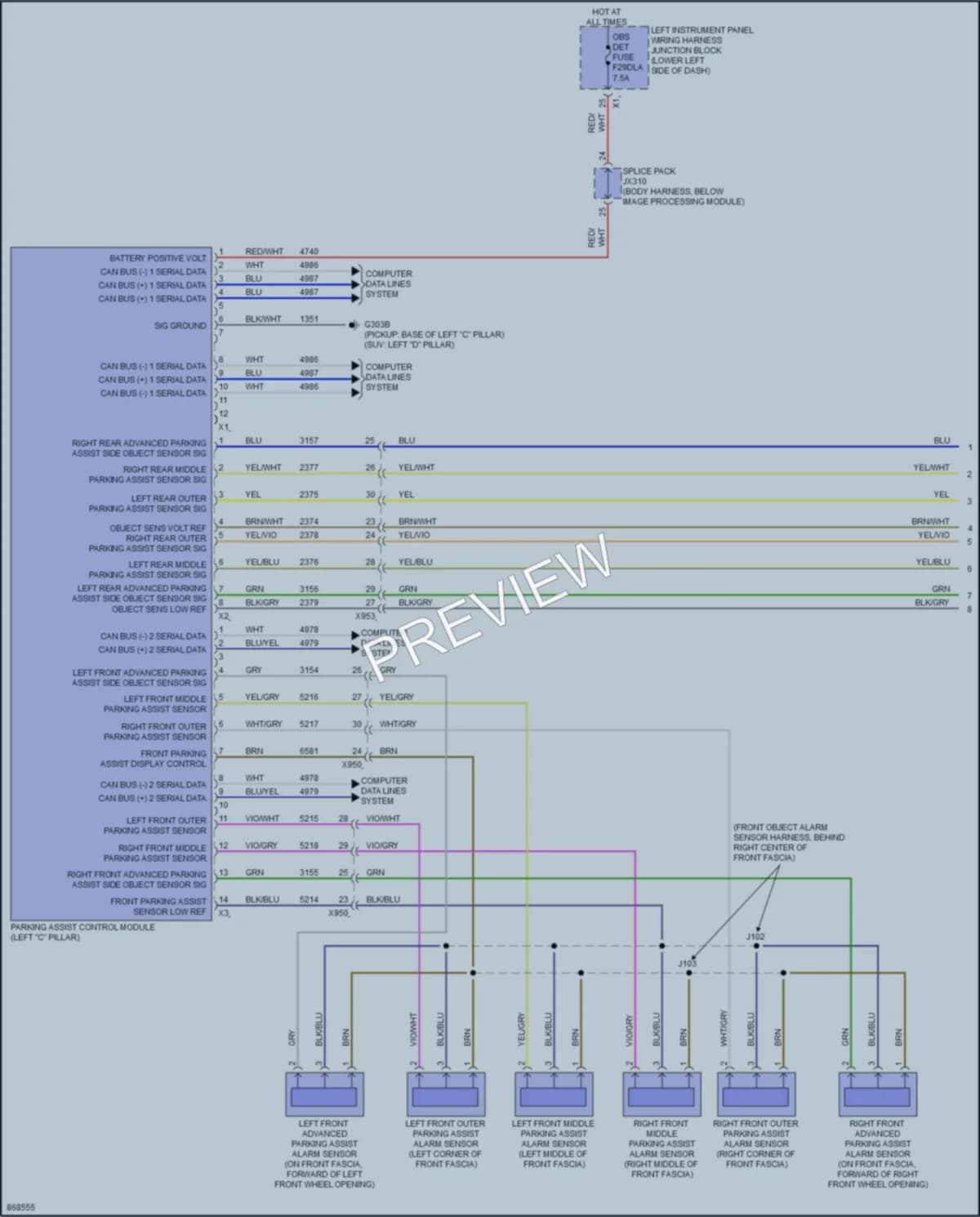 2024 GMC HummerEVPickup Navigation wiring diagram preview