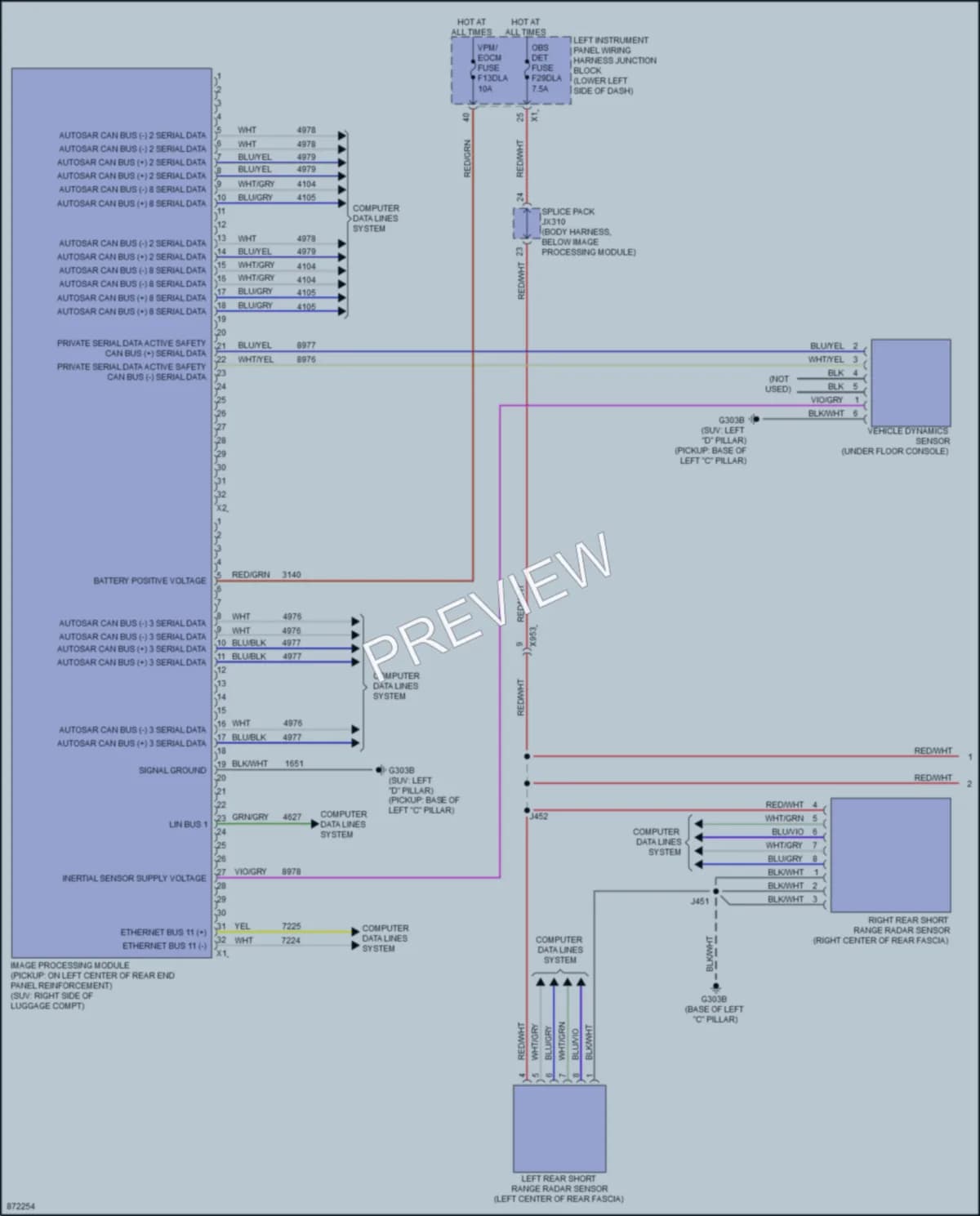 2024 GMC HummerEVSUV Instrument Cluster wiring diagram preview