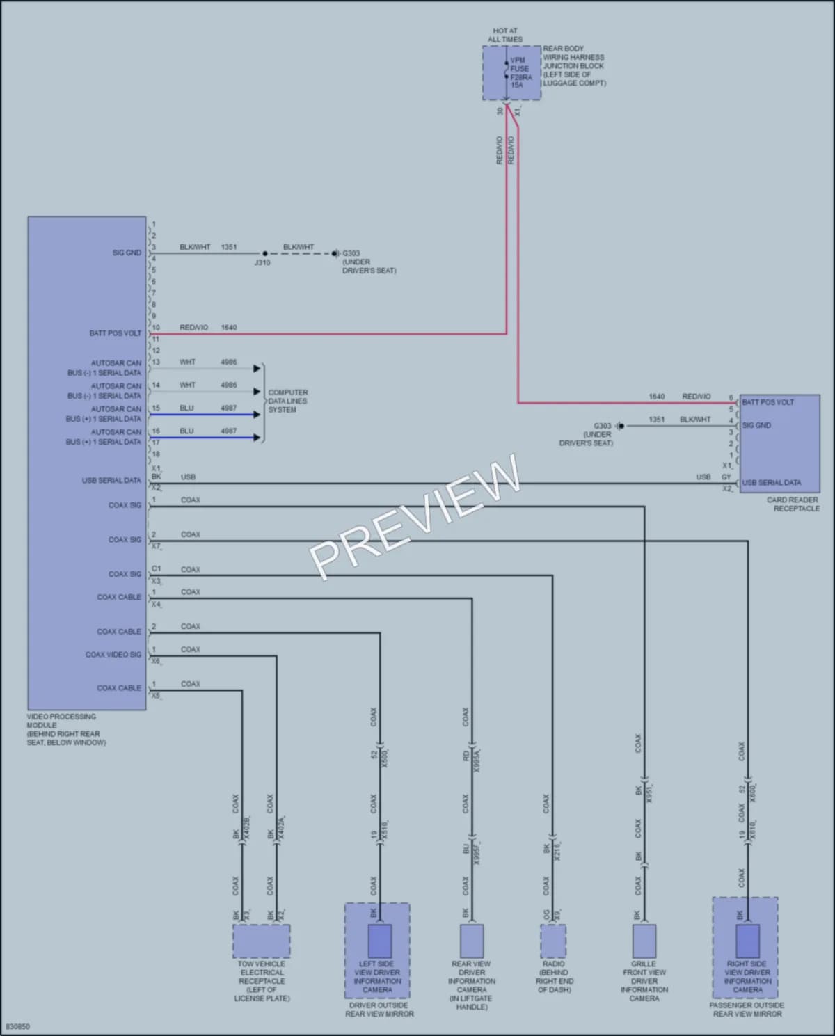 2024 GMC YukonXL Navigation wiring diagram preview