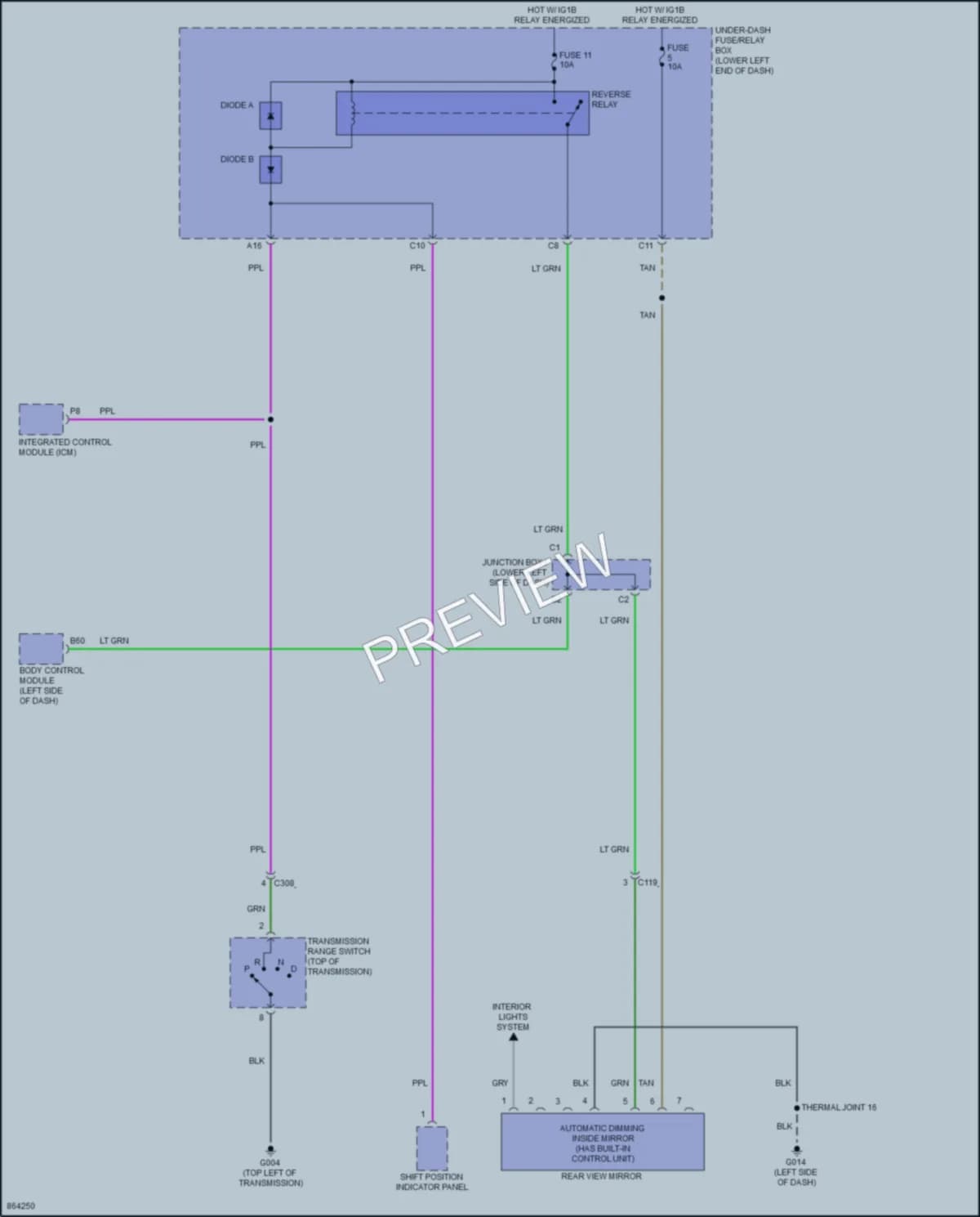 2024 Honda Accord Power Mirrors wiring diagram preview
