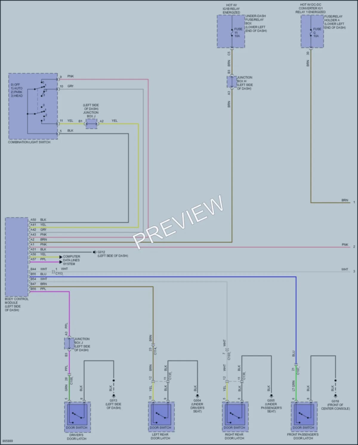 2024 Honda Accord Warning Systems wiring diagram preview