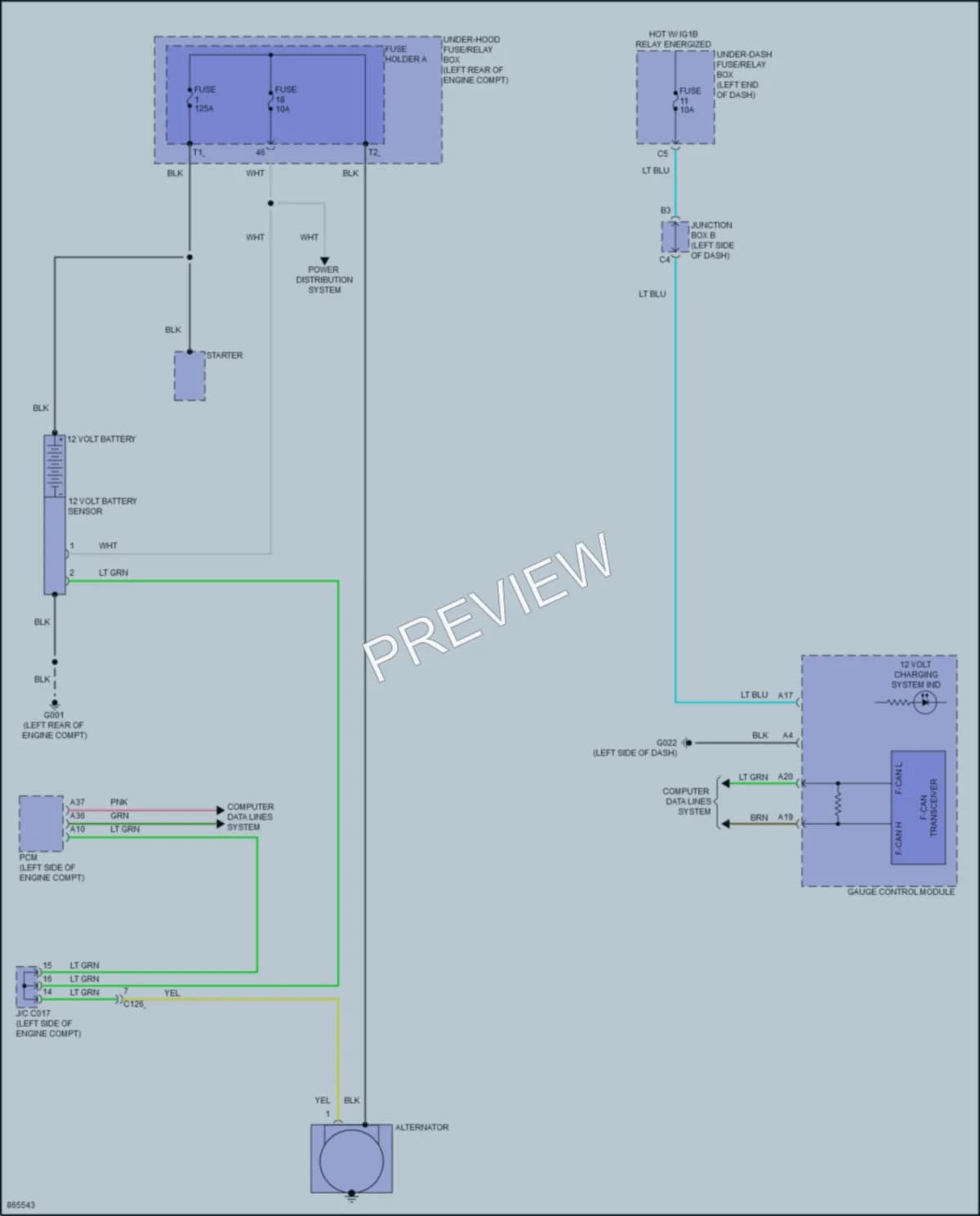 2024 Honda HRV Starting Charging wiring diagram preview