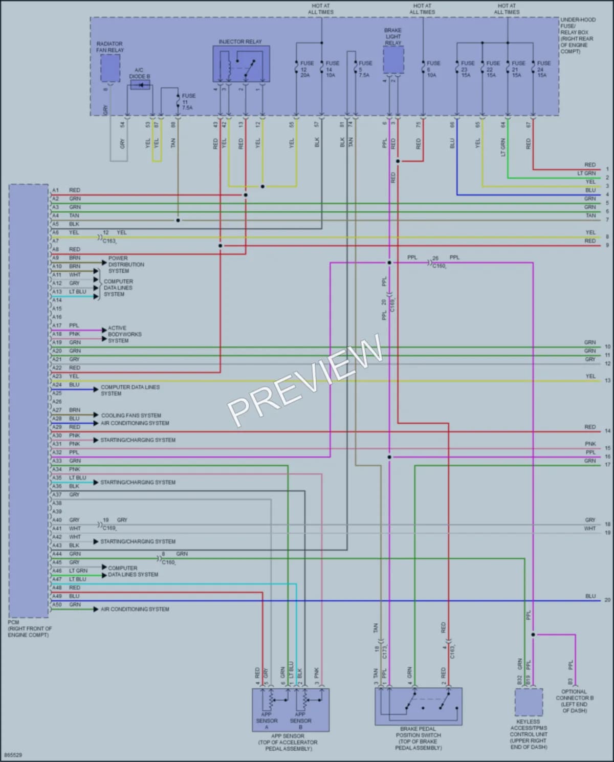 2024 Honda Passport Engine Performance wiring diagram preview
