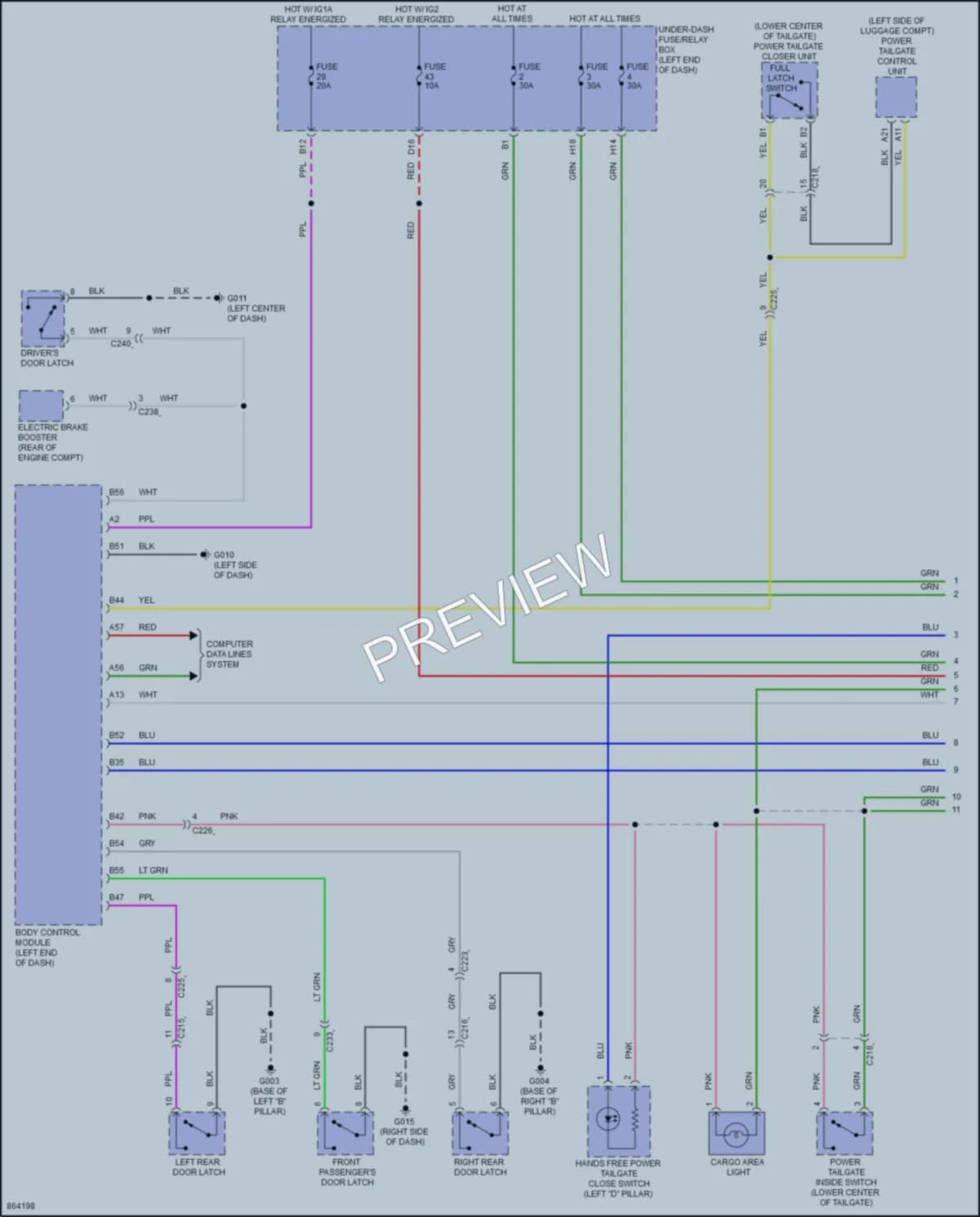 2024 Honda Pilot Interior Lights wiring diagram preview