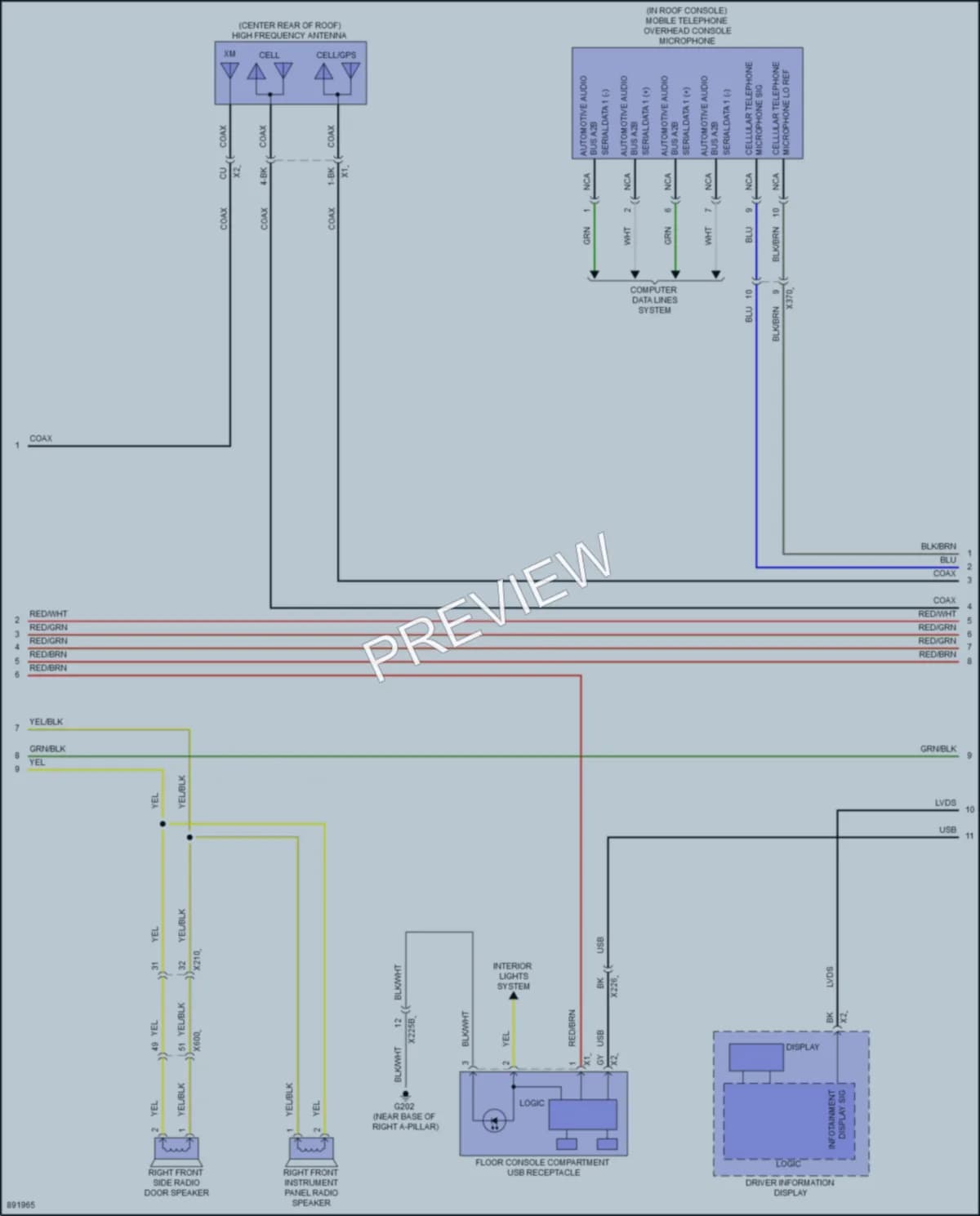 2024 Honda Prologue Navigation wiring diagram preview