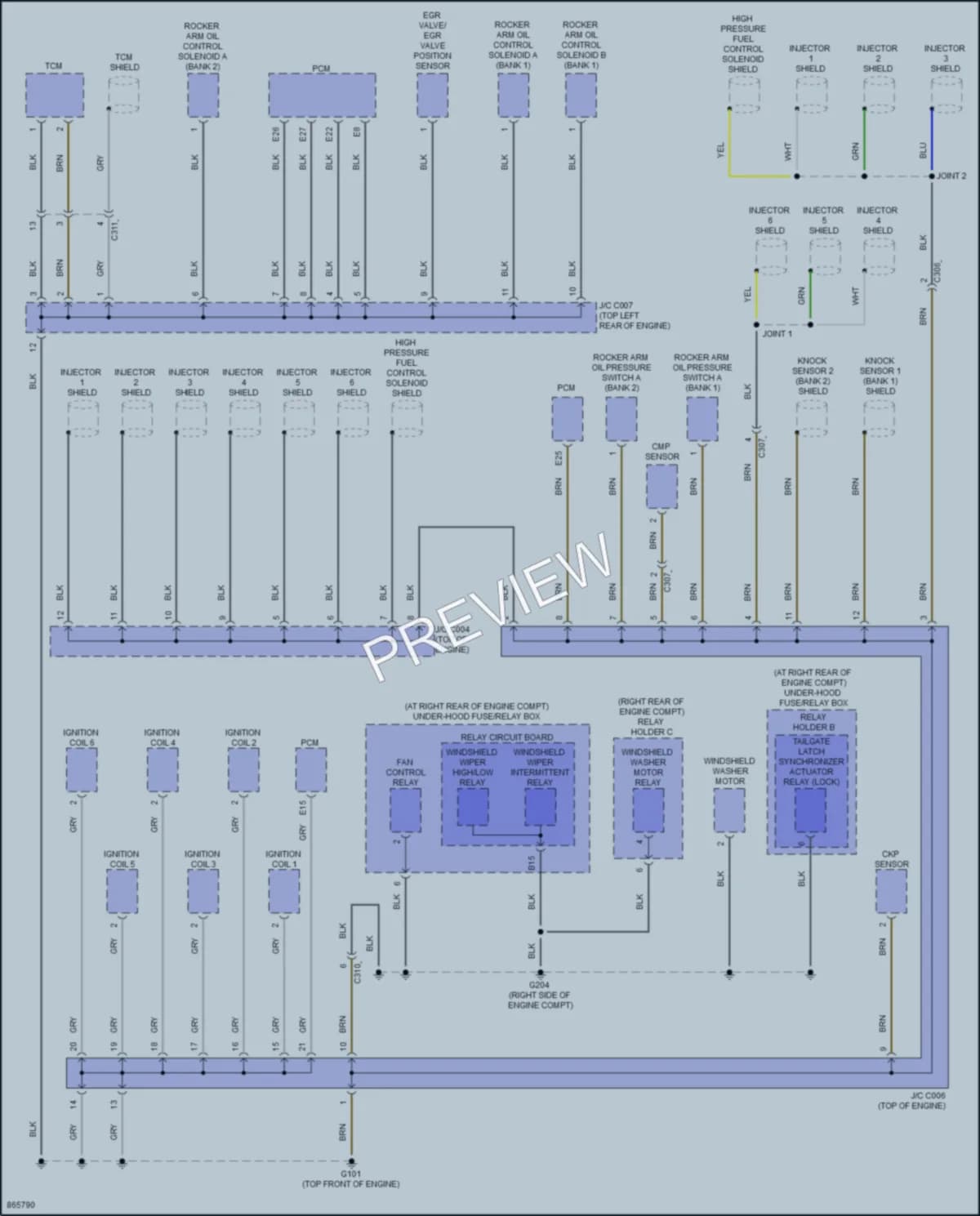 2024 Honda Ridgeline Ground Distribution wiring diagram preview