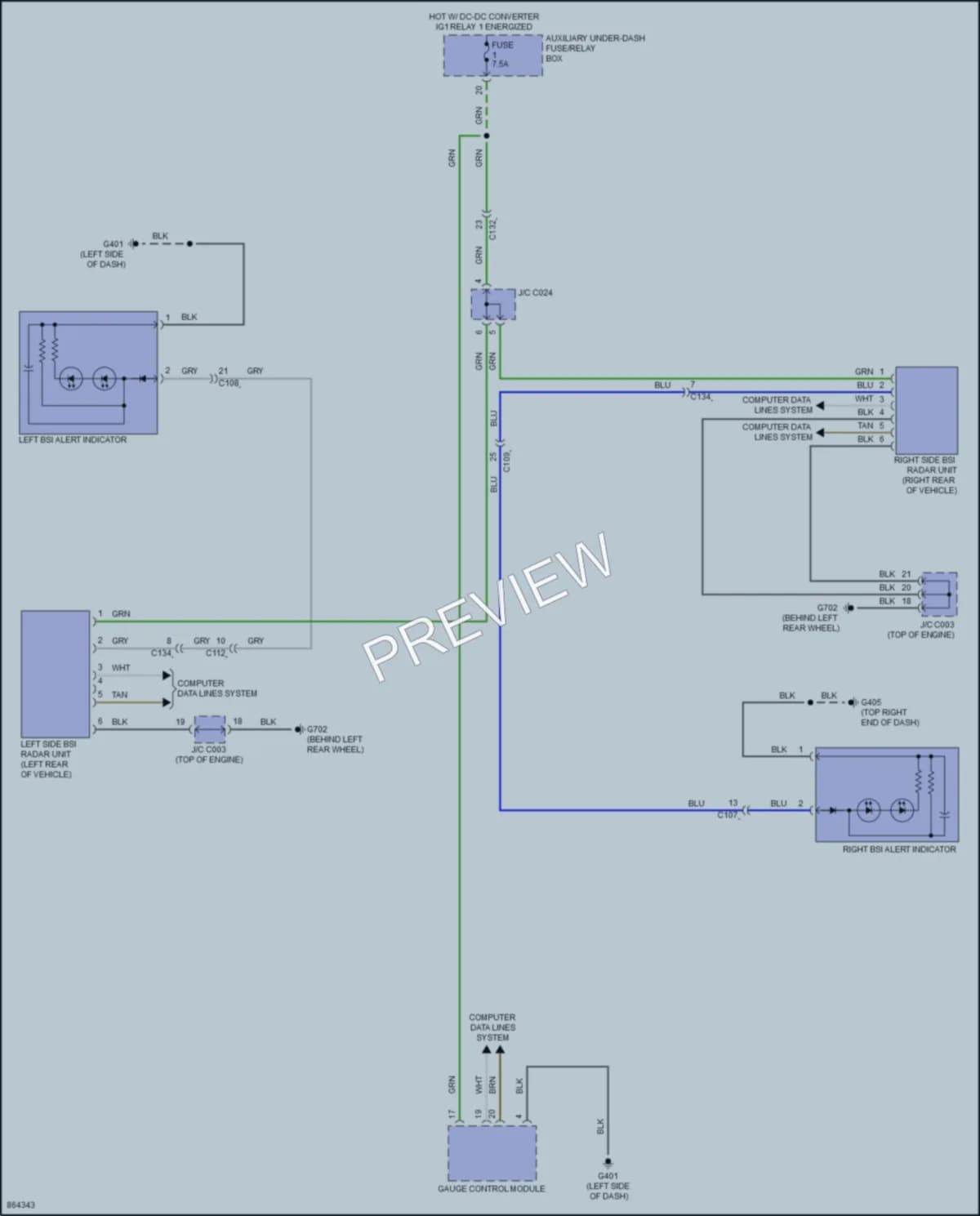2024 Honda Ridgeline Navigation wiring diagram preview