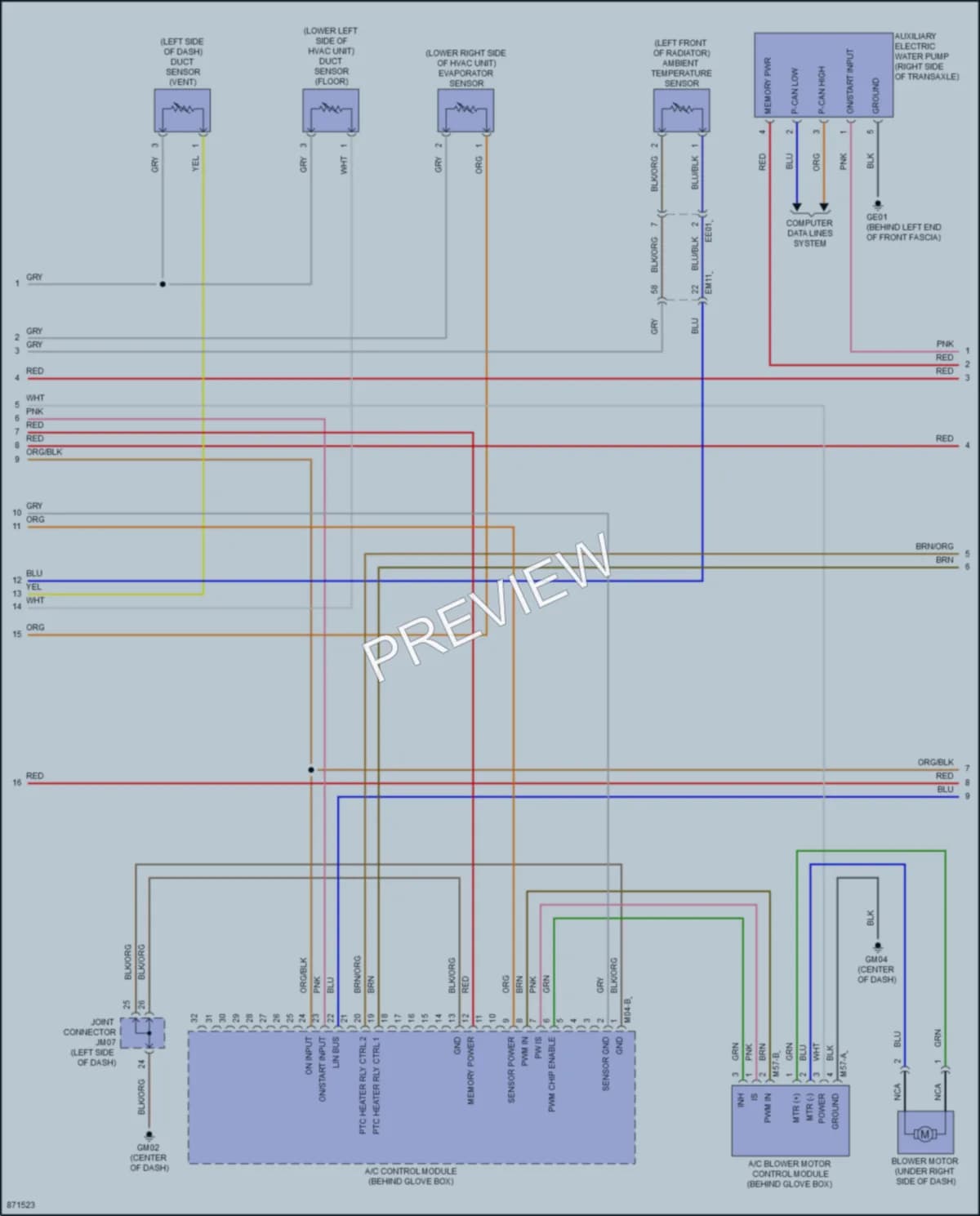 2024 Hyundai Elantra Air Conditioning wiring diagram preview