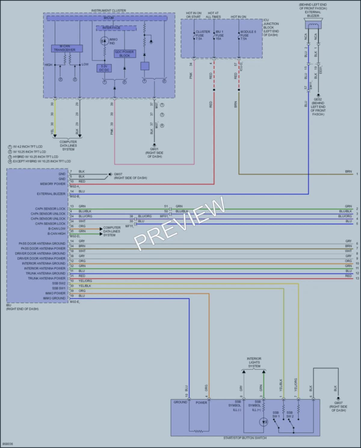 2024 Hyundai Elantra Anti Theft wiring diagram preview