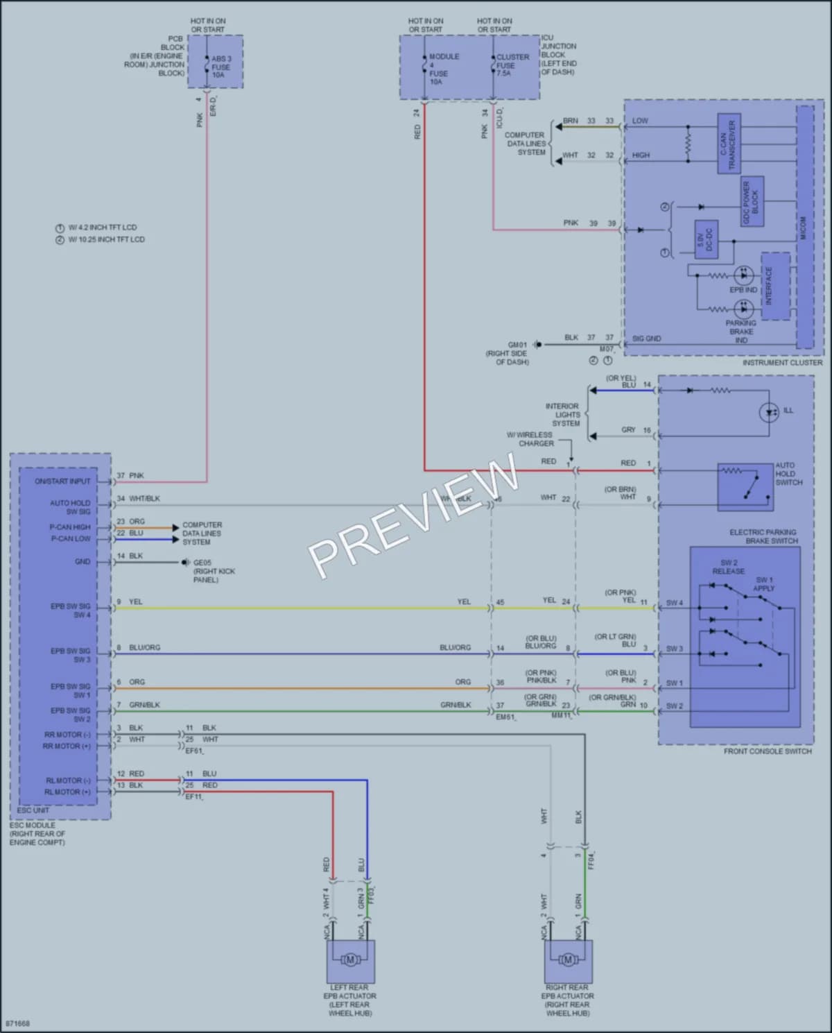 2024 Hyundai ElantraHybrid Shift Interlock wiring diagram preview