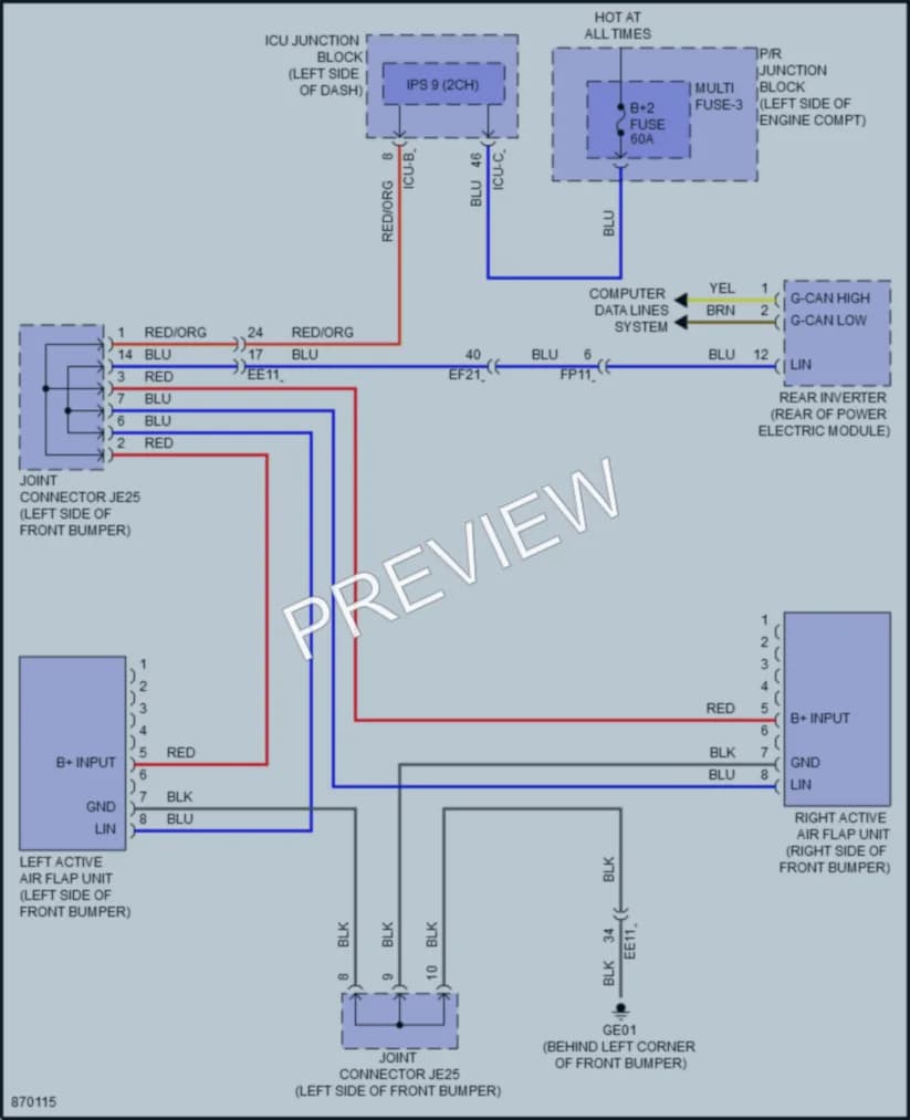 2024 Hyundai Ioniq5 Active Bodyworks wiring diagram preview