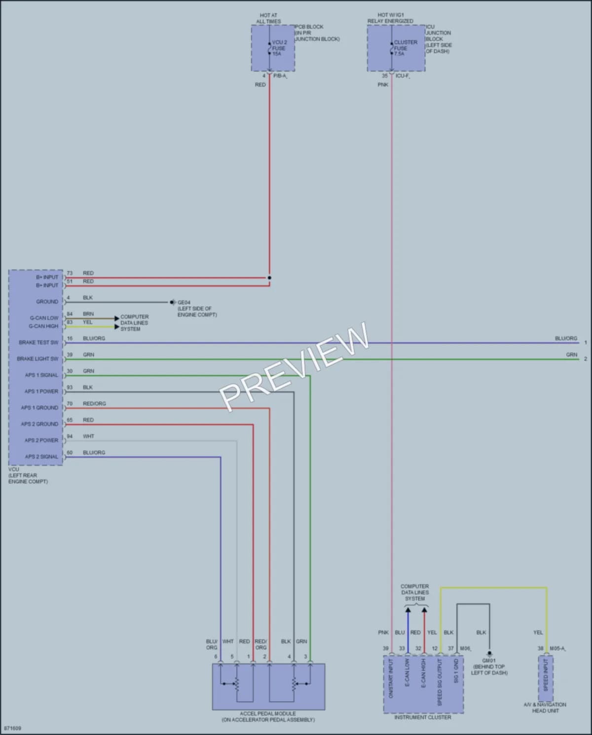 2024 Hyundai Ioniq5 Cruise Control wiring diagram preview