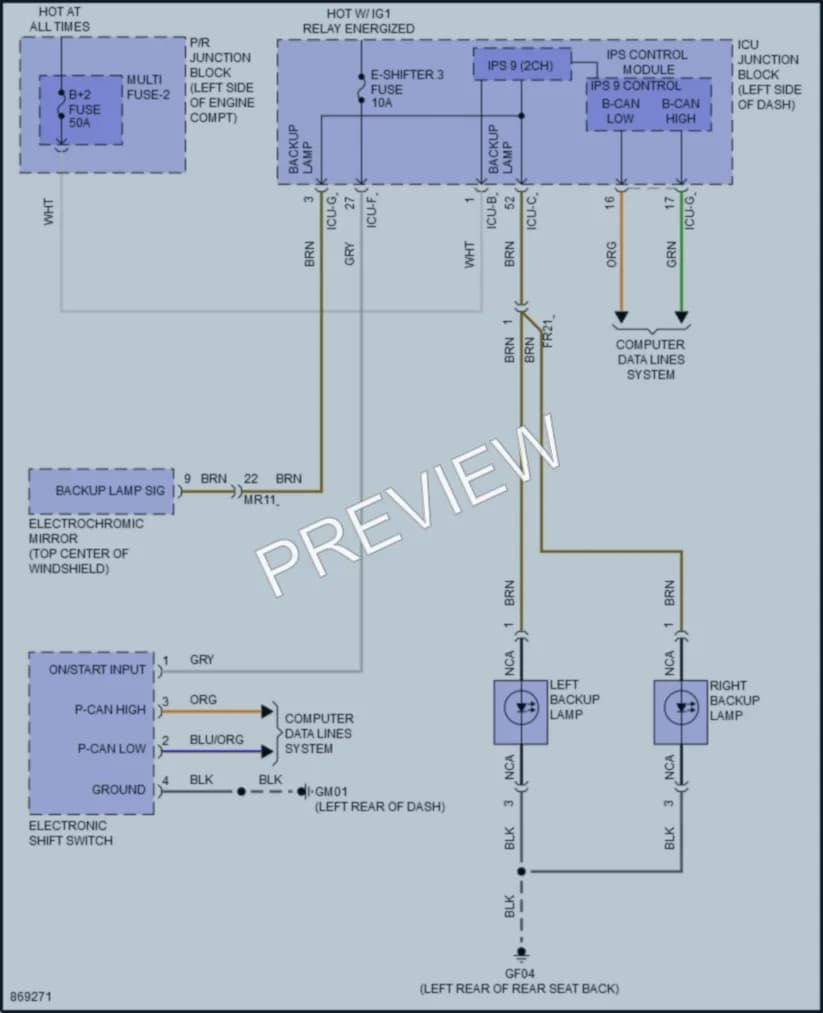 2024 Hyundai Ioniq6 Exterior Lights wiring diagram preview