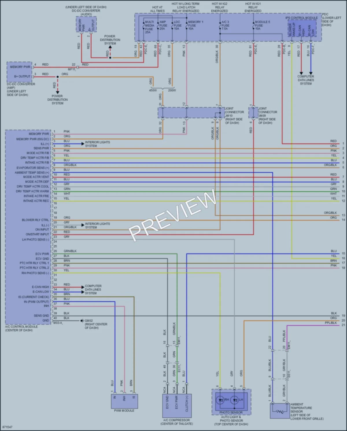 2024 Hyundai Kona Air Conditioning wiring diagram preview