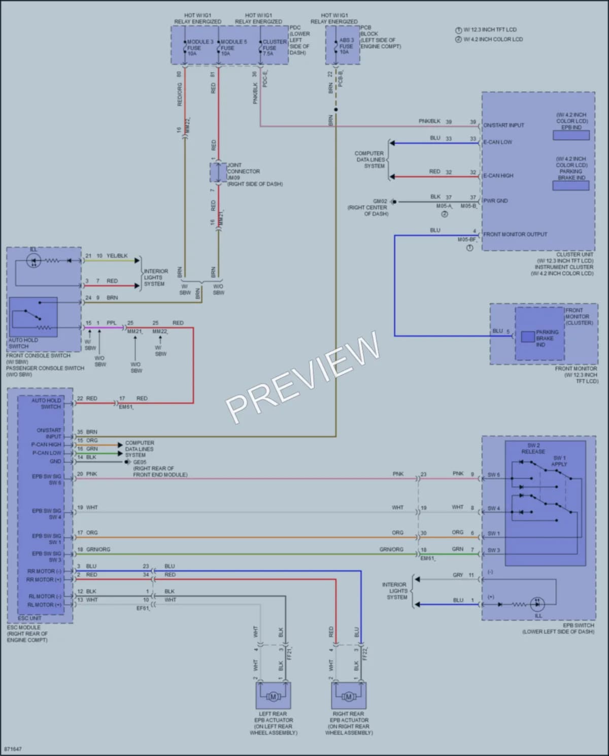 2024 Hyundai Kona Shift Interlock wiring diagram preview