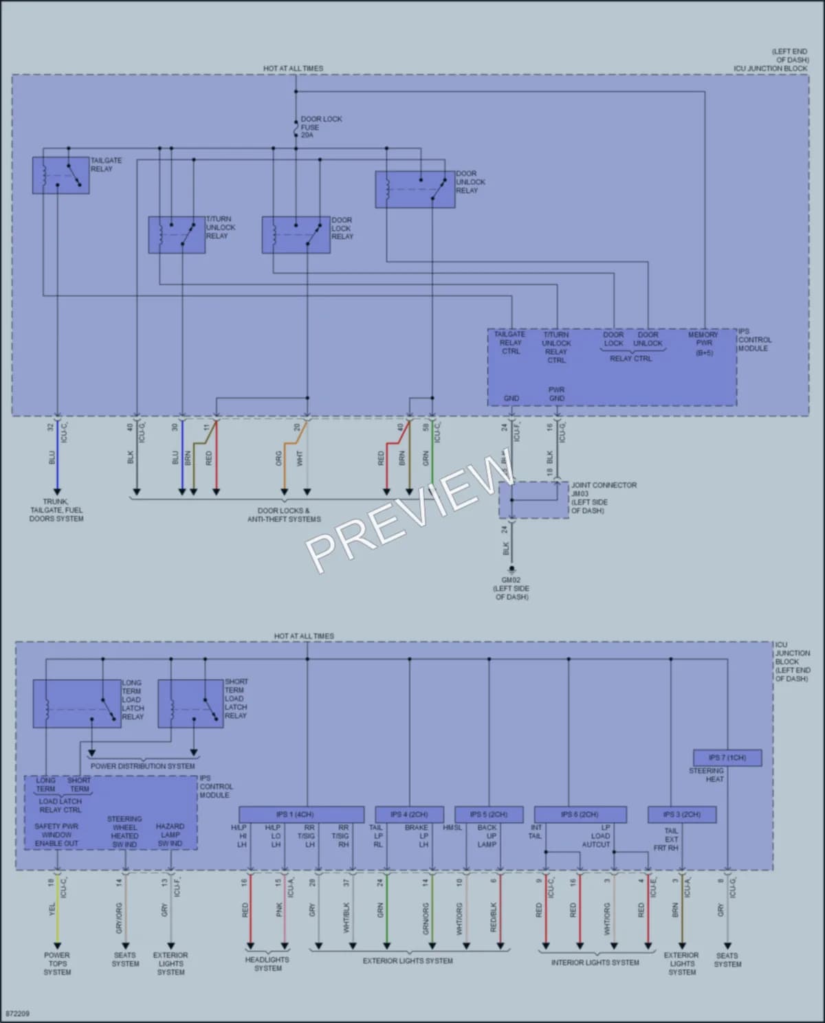 2024 Hyundai Palisade Body Control Modules wiring diagram preview