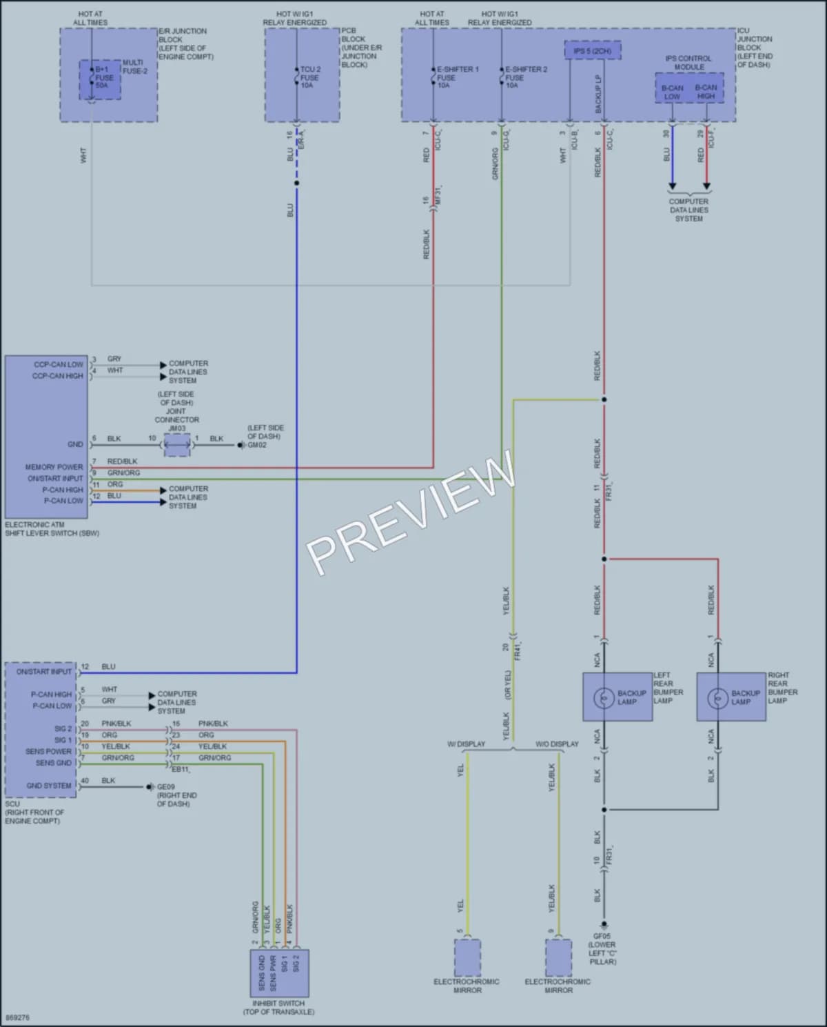 2024 Hyundai Palisade Exterior Lights wiring diagram preview