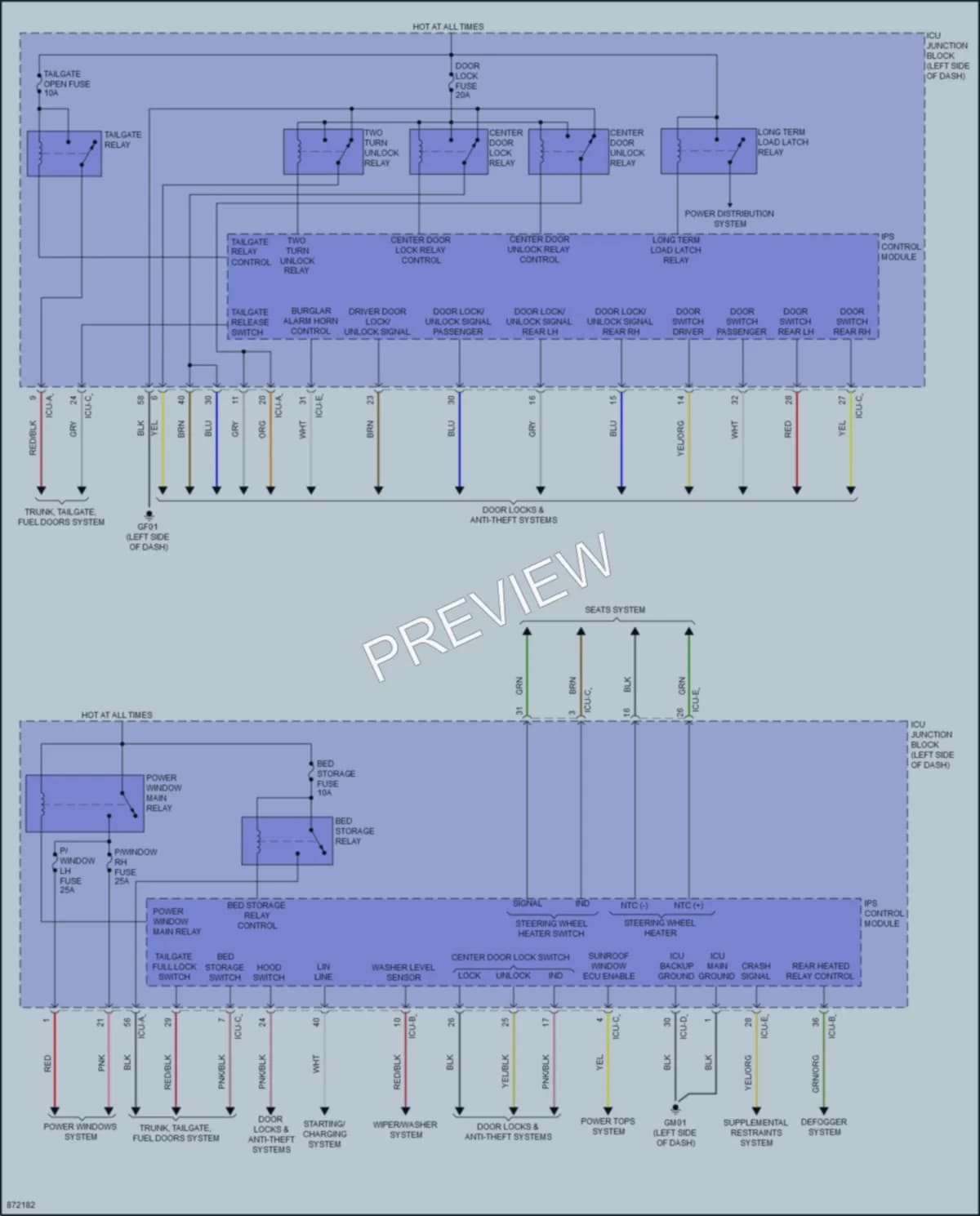 2024 Hyundai SantaCruz Body Control Modules wiring diagram preview