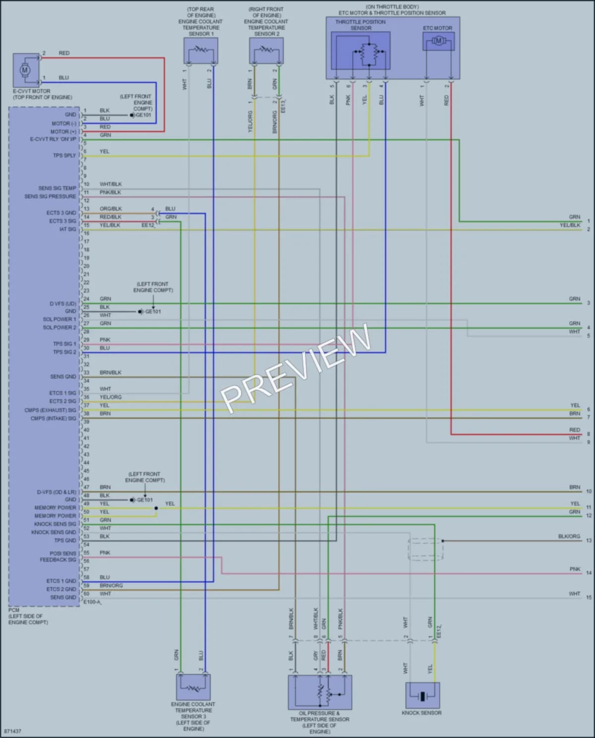 2024 Hyundai SantaCruz Engine Performance wiring diagram preview