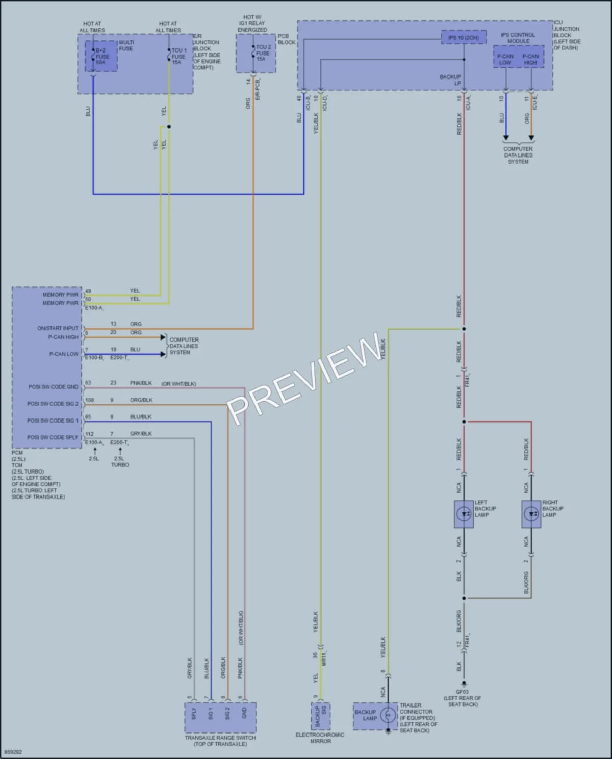 2024 Hyundai SantaCruz Exterior Lights wiring diagram preview