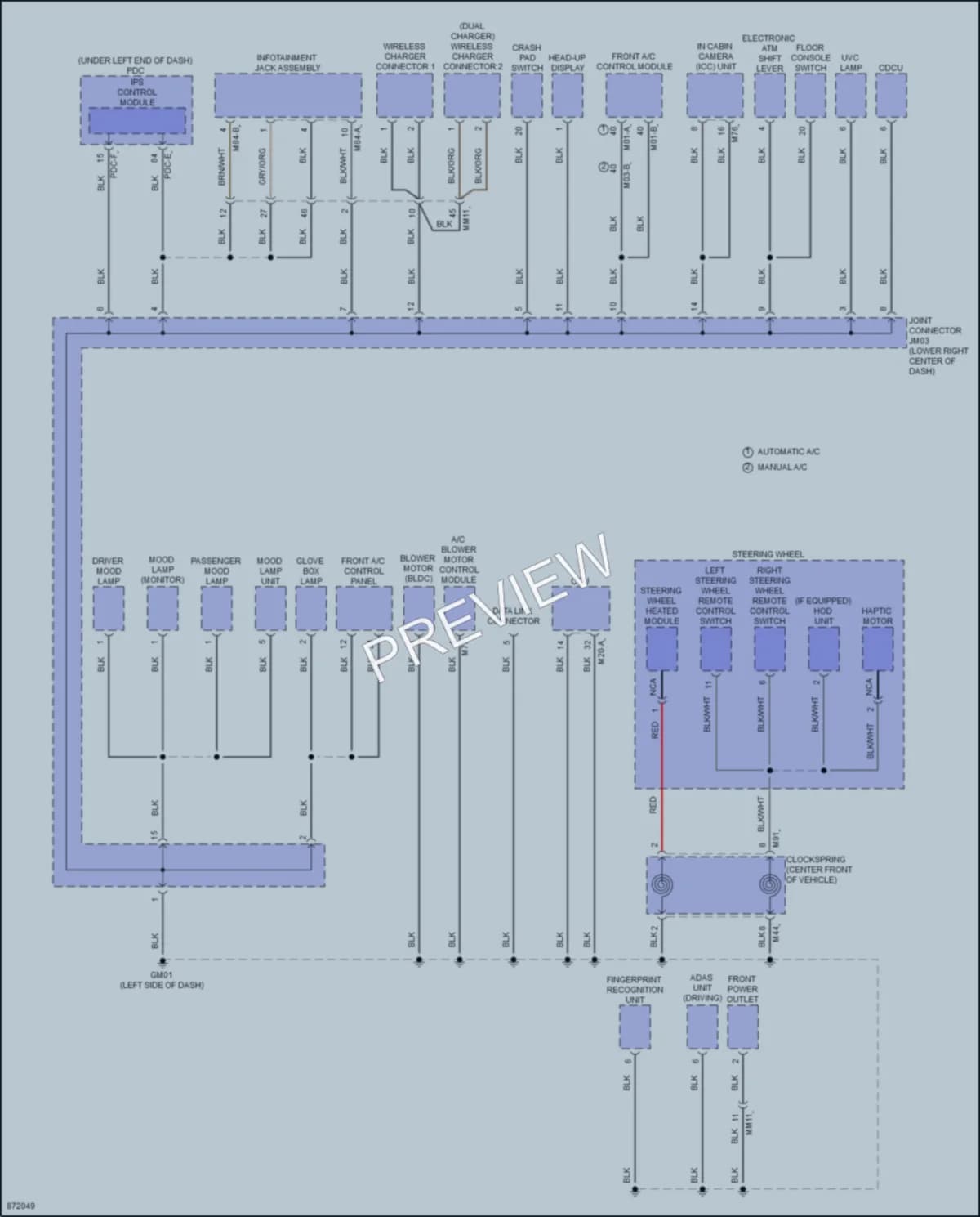 2024 Hyundai SantaFe Ground Distribution wiring diagram preview