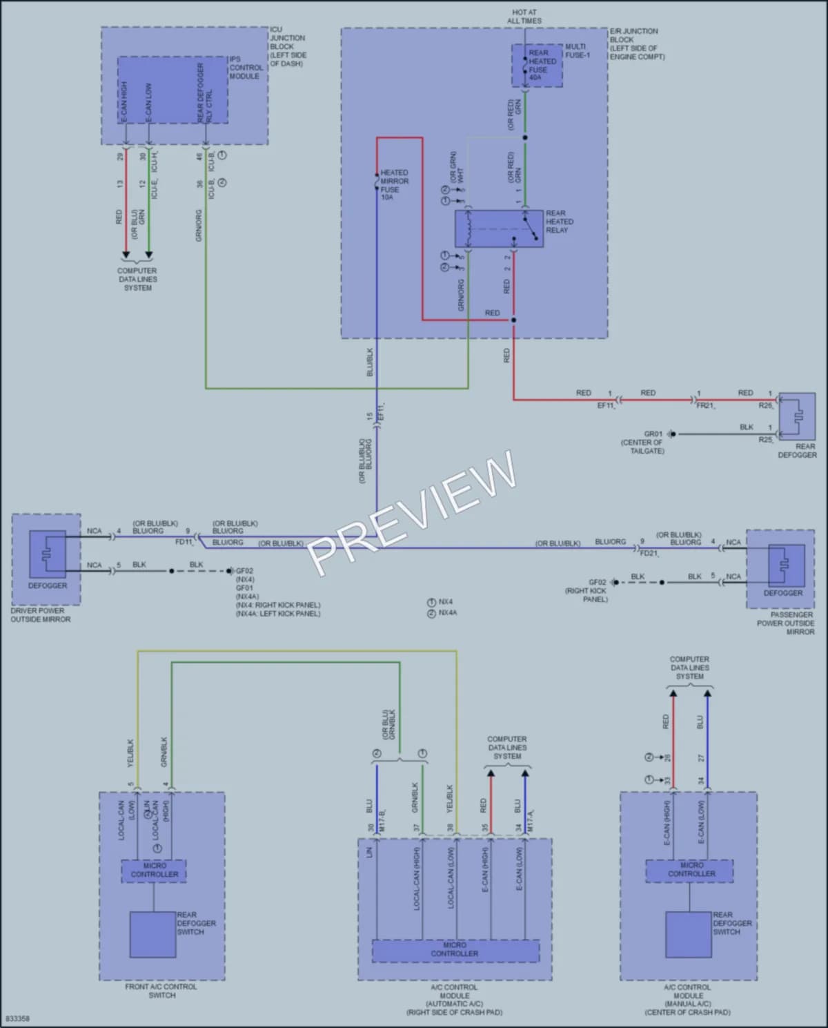 2024 Hyundai Tucson Defoggers wiring diagram preview