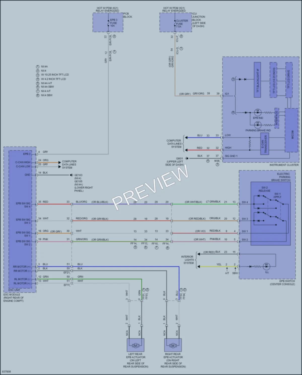 2024 Hyundai TucsonHybrid Shift Interlock wiring diagram preview