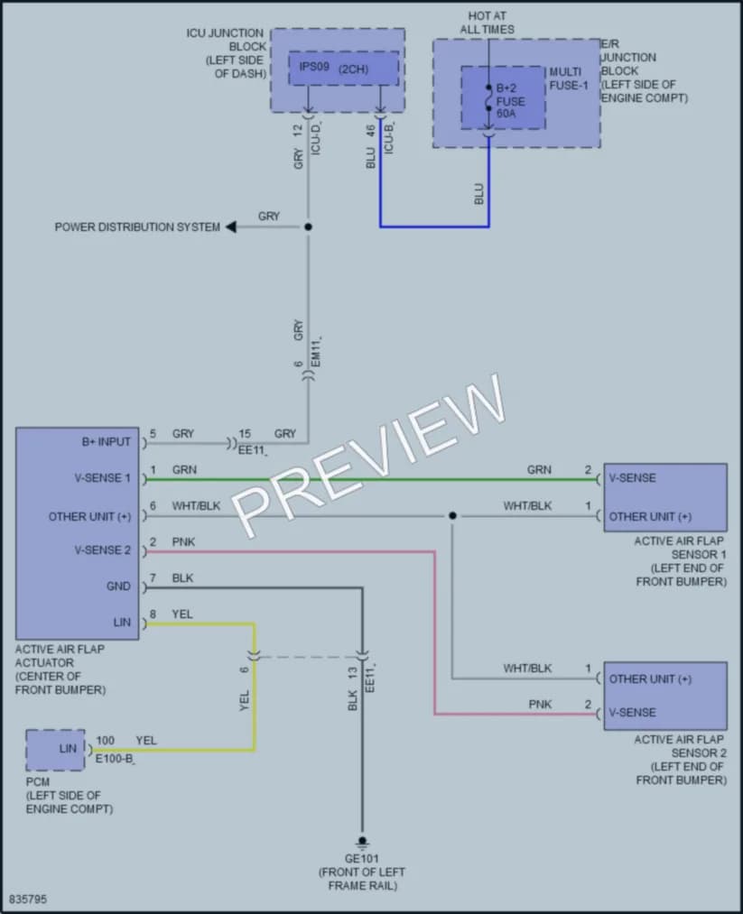 2024 Hyundai TucsonPlugIn Active Bodyworks wiring diagram preview