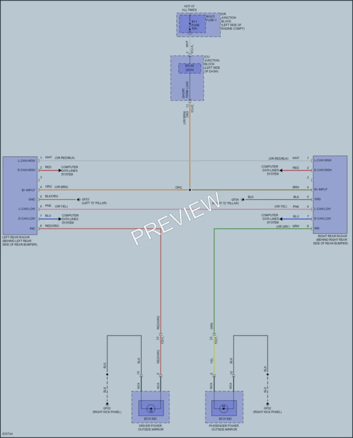 2024 Hyundai TucsonPlugIn Navigation wiring diagram preview