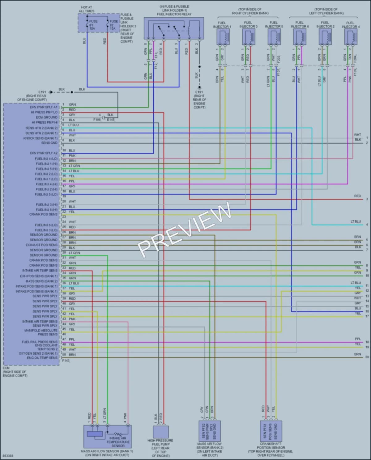 2024 Infiniti Q50 Engine Performance wiring diagram preview