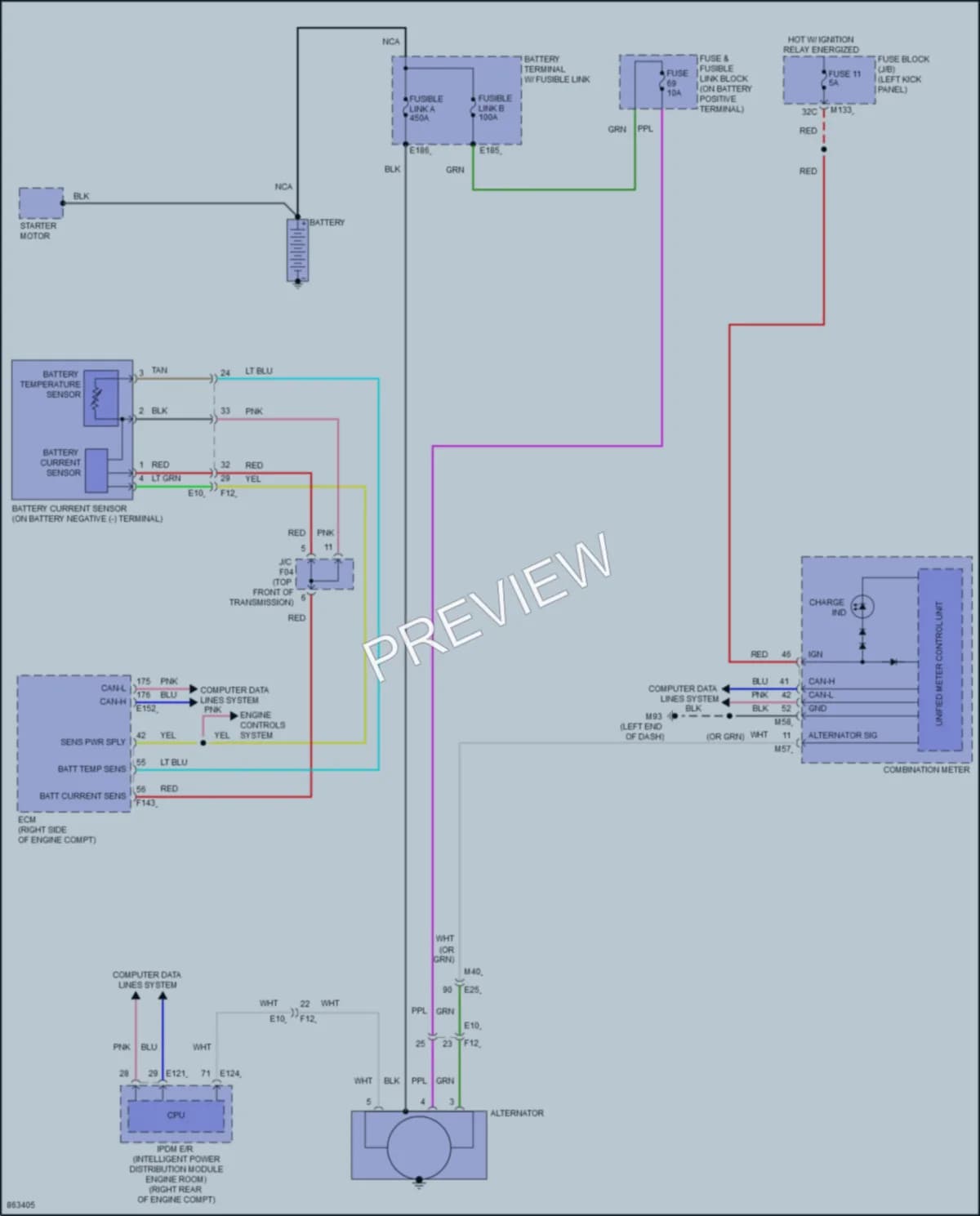 2024 Infiniti Q50 Starting Charging wiring diagram preview