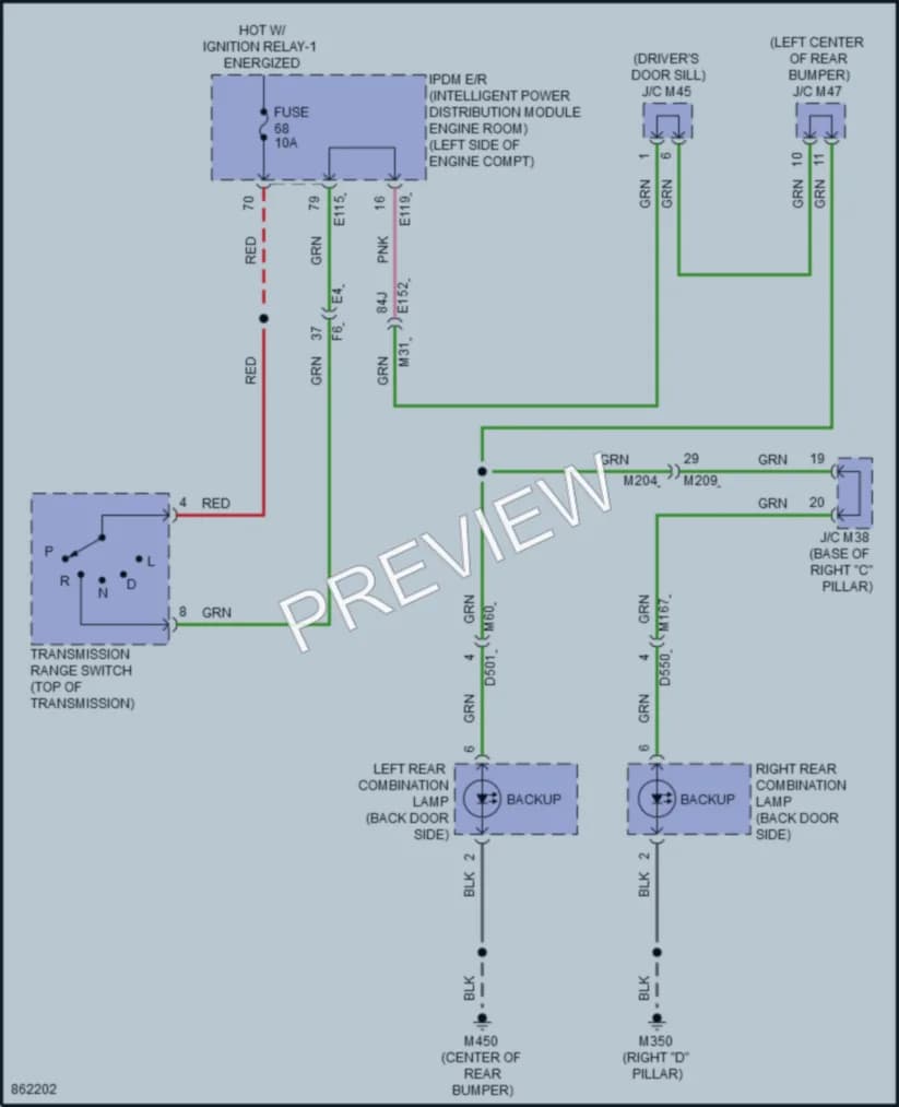 2024 Infiniti QX50 Exterior Lights wiring diagram preview